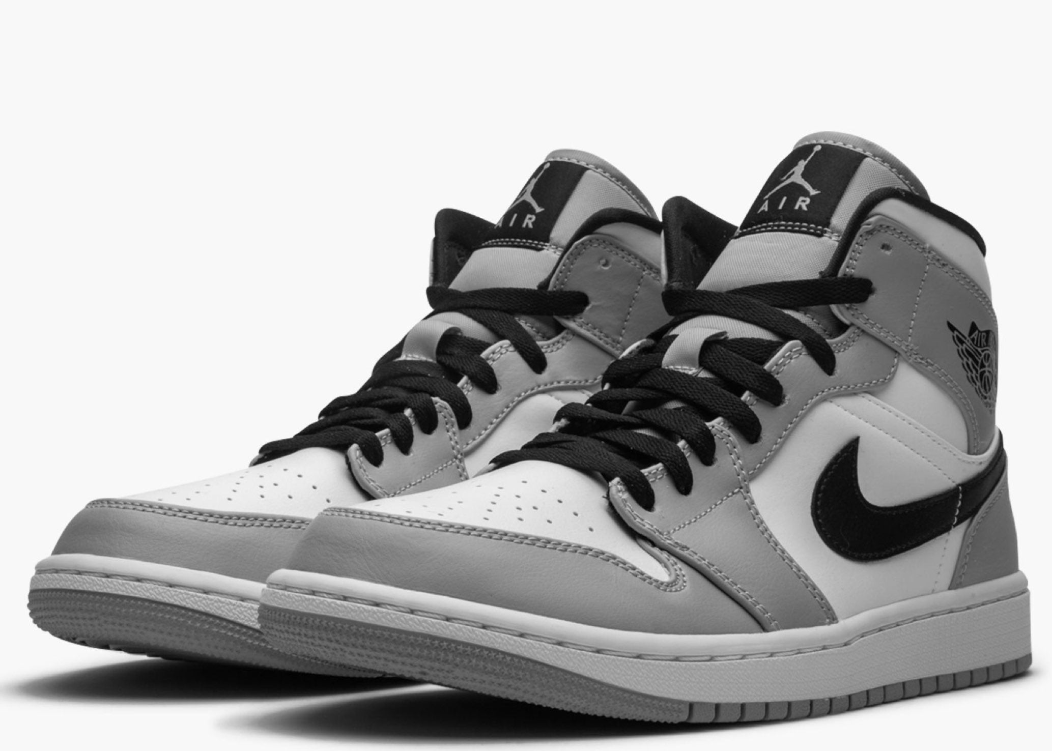 Nike Air Jordan 1 Mid Light Smoke Grey 554724-092 Hype Clothinga Limited Edition