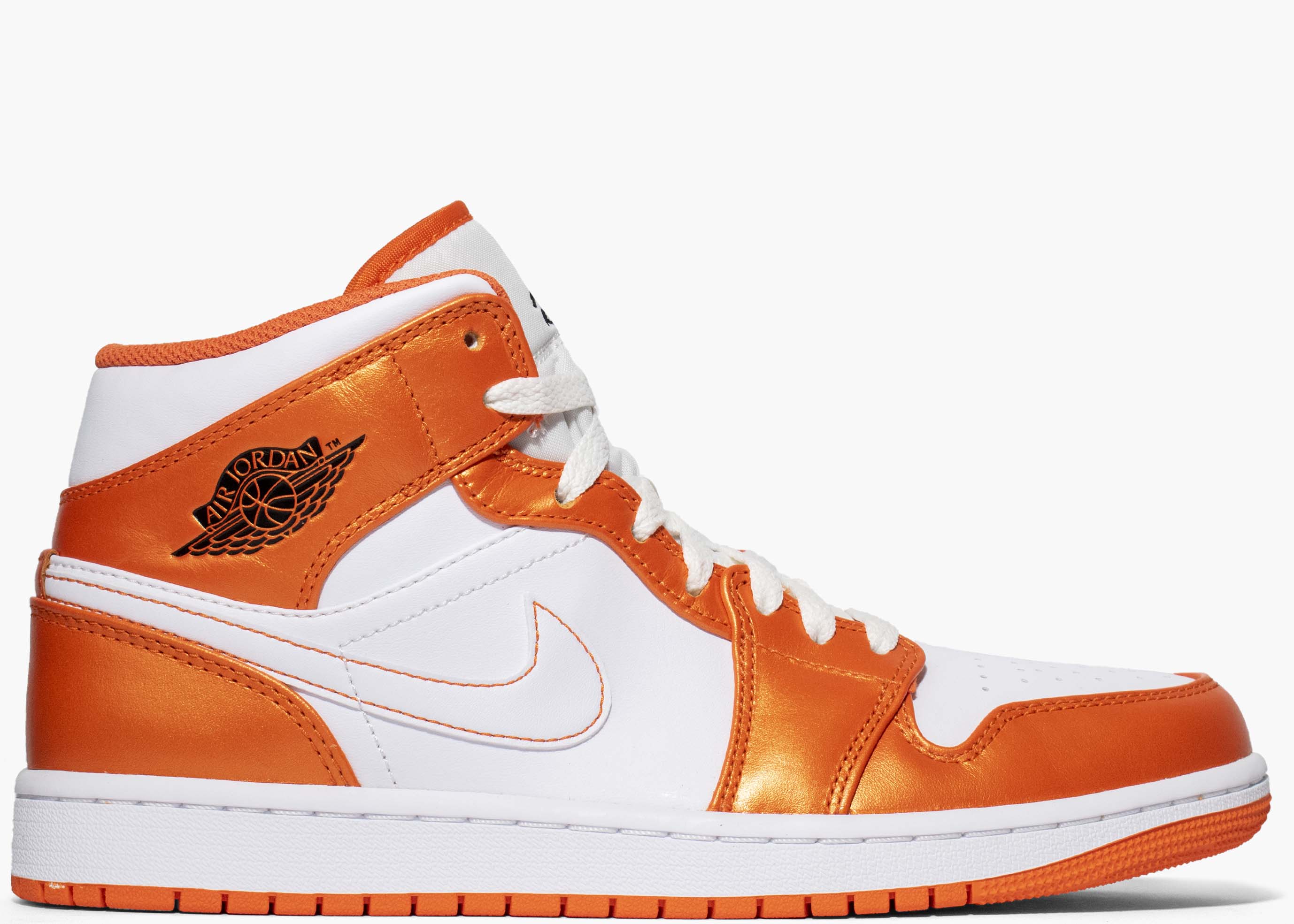 Nike Air Jordan 1 Mid Metallic Orange Hype Clothinga Limited Edition