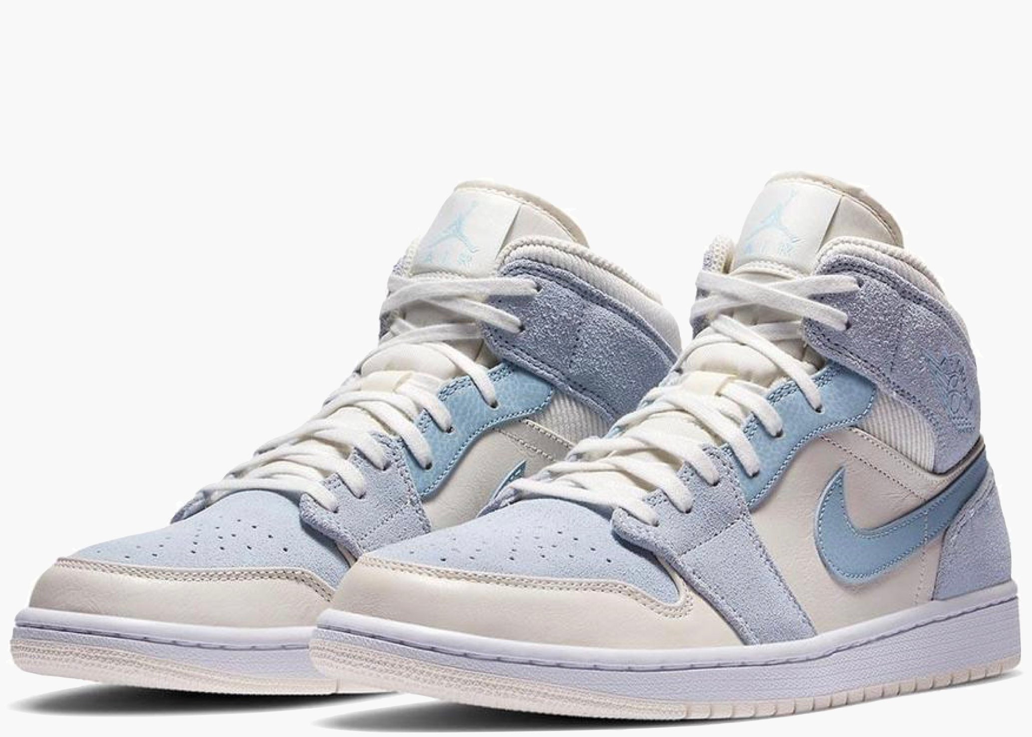 Nike Air Jordan 1 Mid Mixed Textures Blue DA4666-100 Hype Clothinga Limited Edition