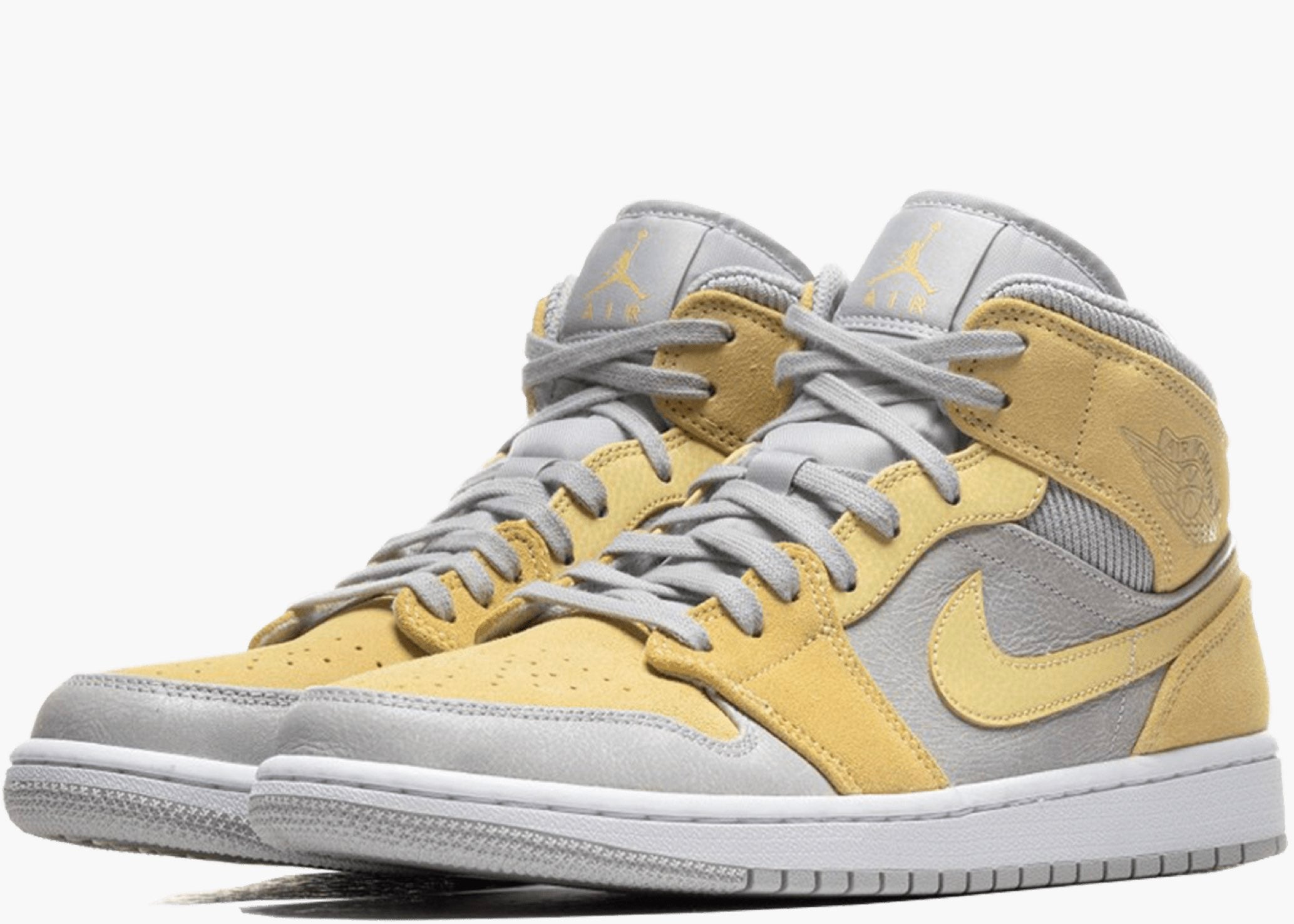 Nike Air Jordan 1 Mid Mixed Textures Yellow DA4666-001 Hype Clothinga Limited Edition