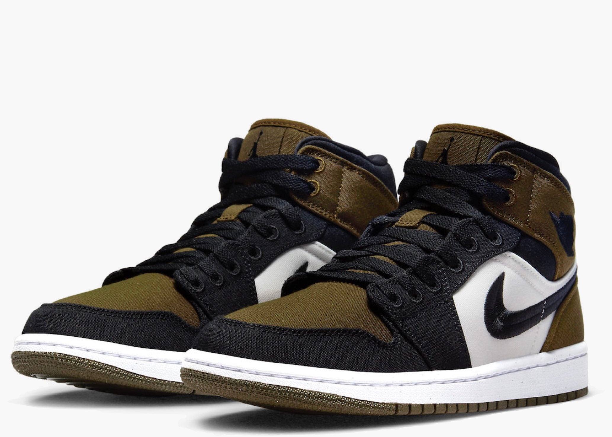 Nike Air Jordan 1 Mid Olive Toe (W) DV0427-301 Hype Clothinga Limited Edition