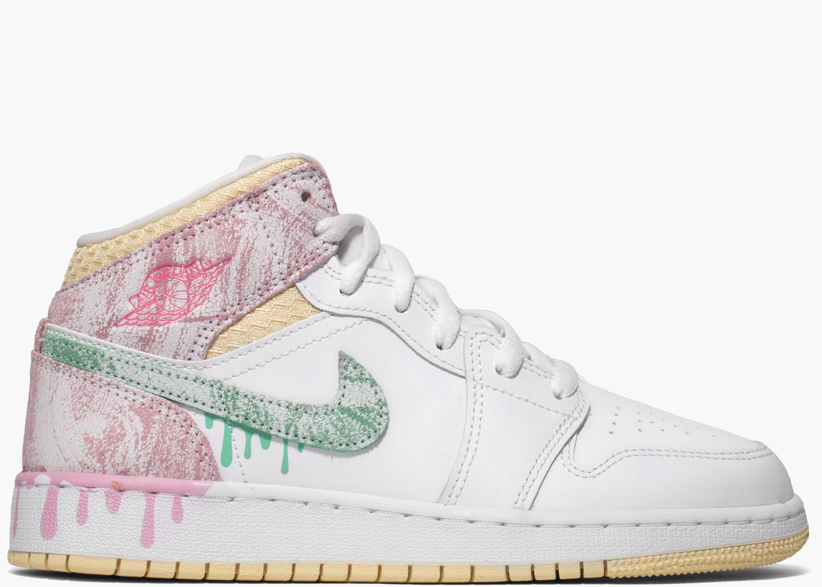 Nike Air Jordan 1 Mid Paint Drip (GS) Hype Clothinga Limited Edition