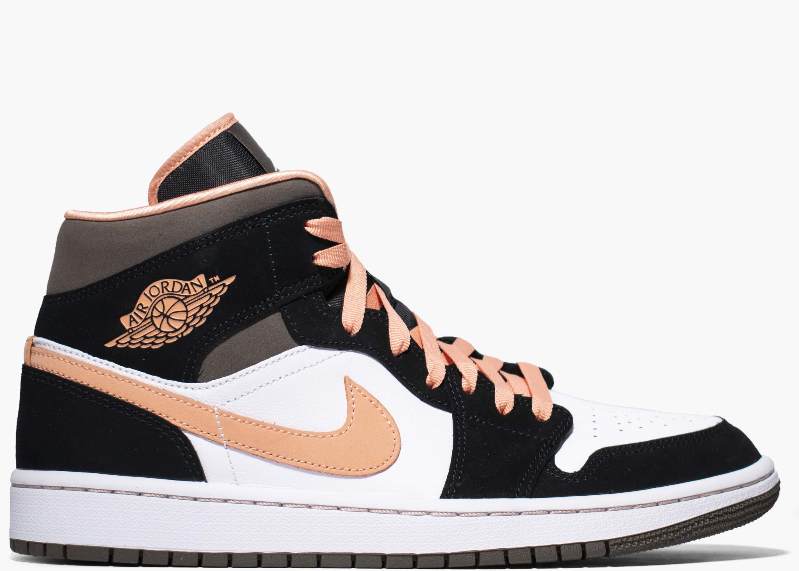Nike Air Jordan 1 Mid Peach Mocha (W) Hype Clothinga Limited Edition