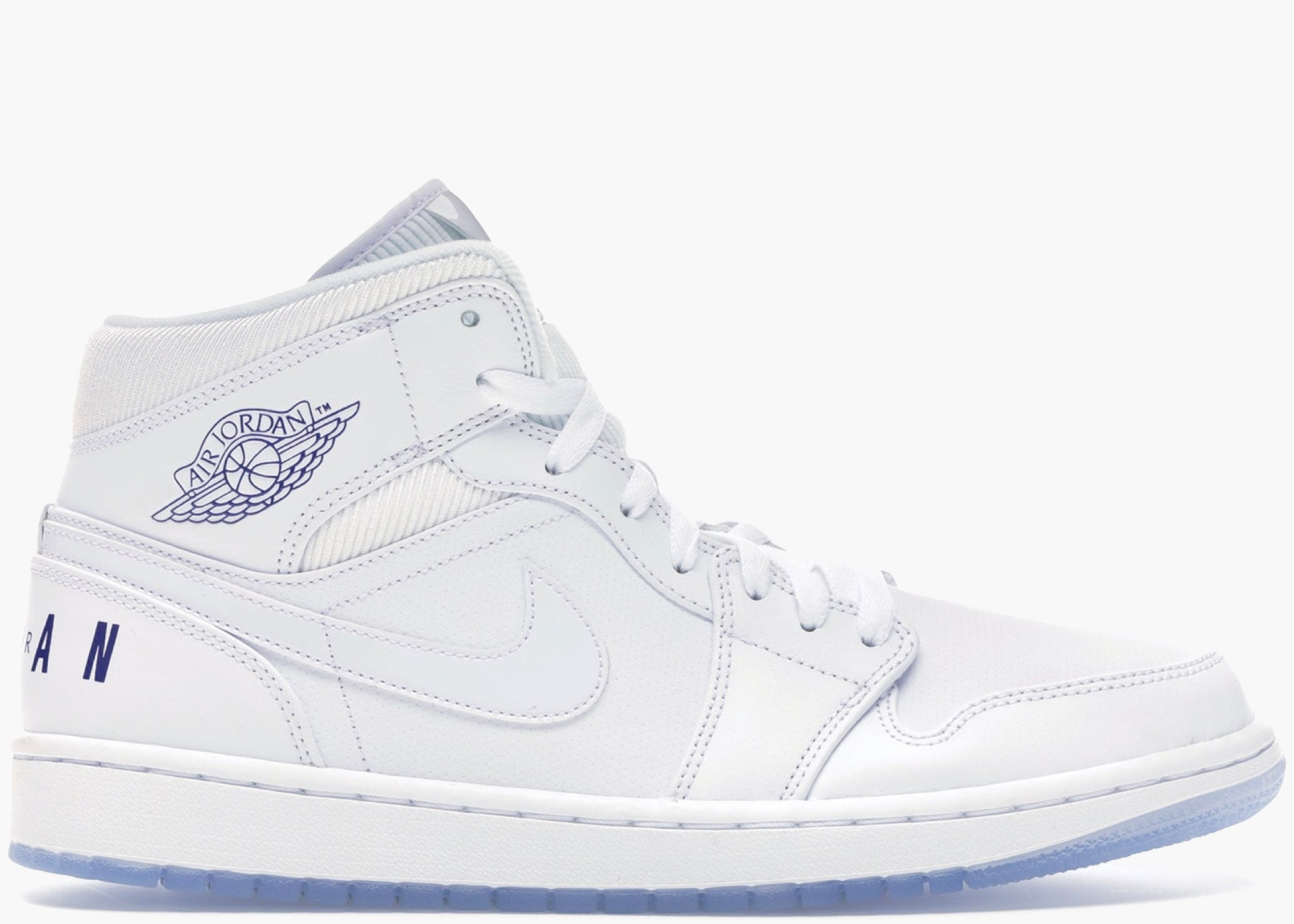 Nike Air Jordan 1 Mid Pure White BQ6578-100 Hype Clothinga Limited Edition
