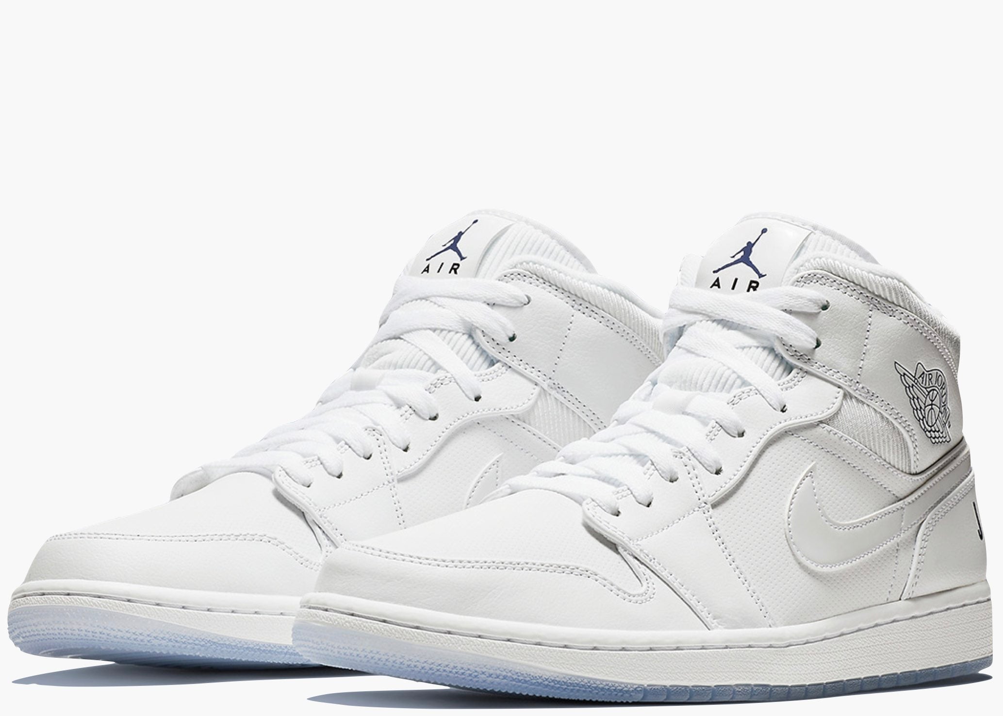 Nike Air Jordan 1 Mid Pure White BQ6578-100 Hype Clothinga Limited Edition