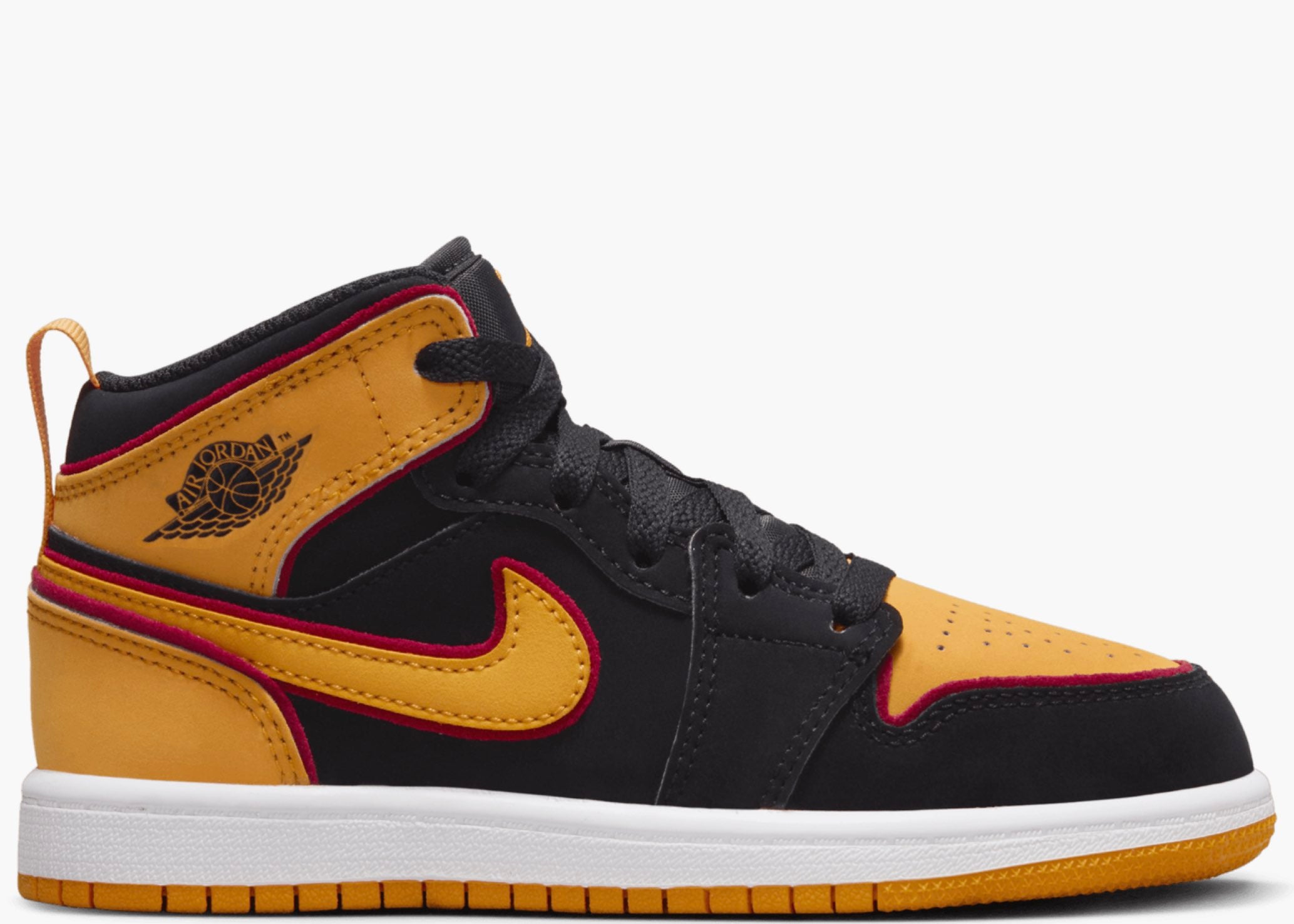 ‎Nike Air Jordan 1 Mid SE Black Vivid Orange (PS) FJ4925-008 Hype Clothinga Limited Edition