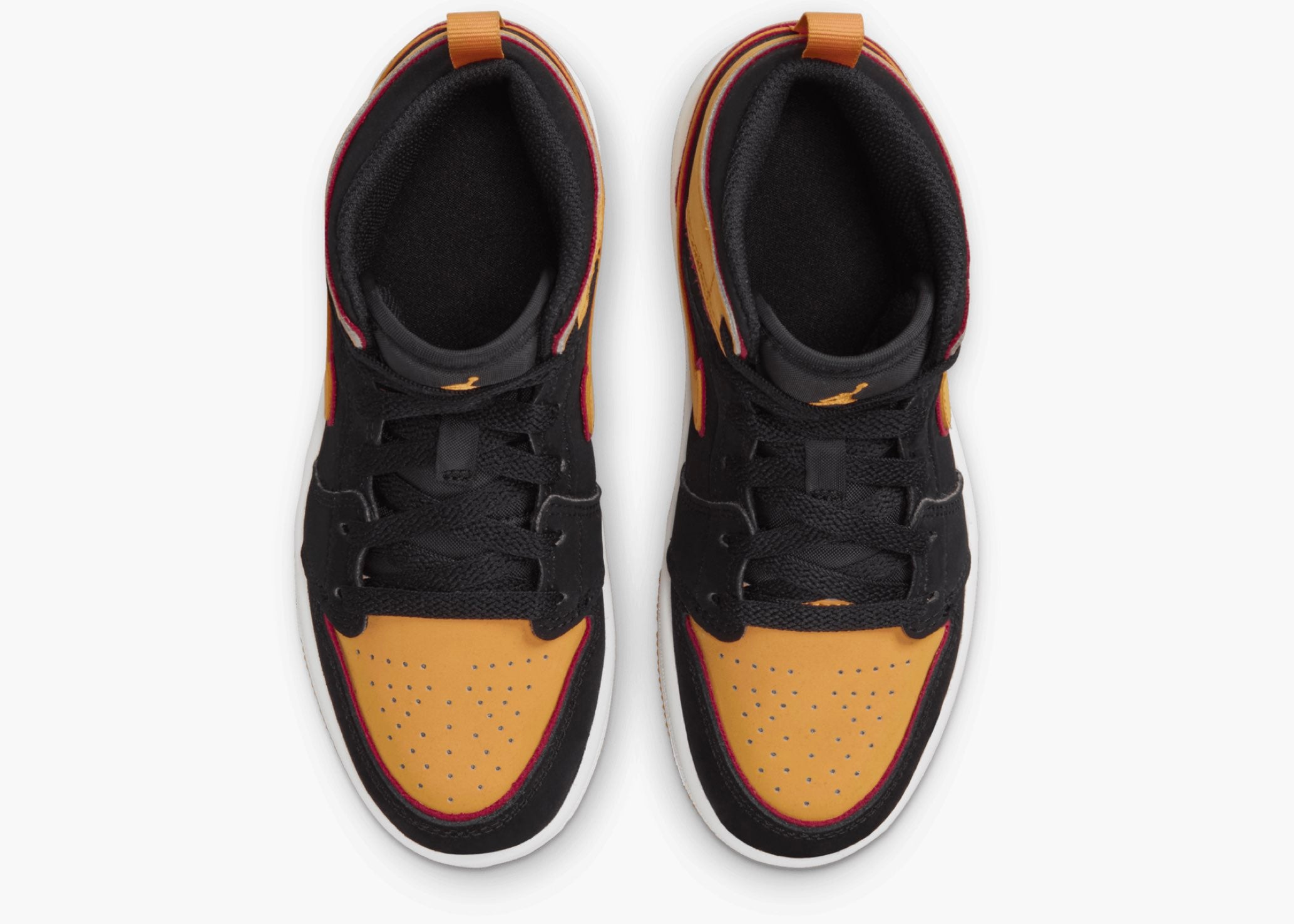 ‎Nike Air Jordan 1 Mid SE Black Vivid Orange (PS) FJ4925-008 Hype Clothinga Limited Edition