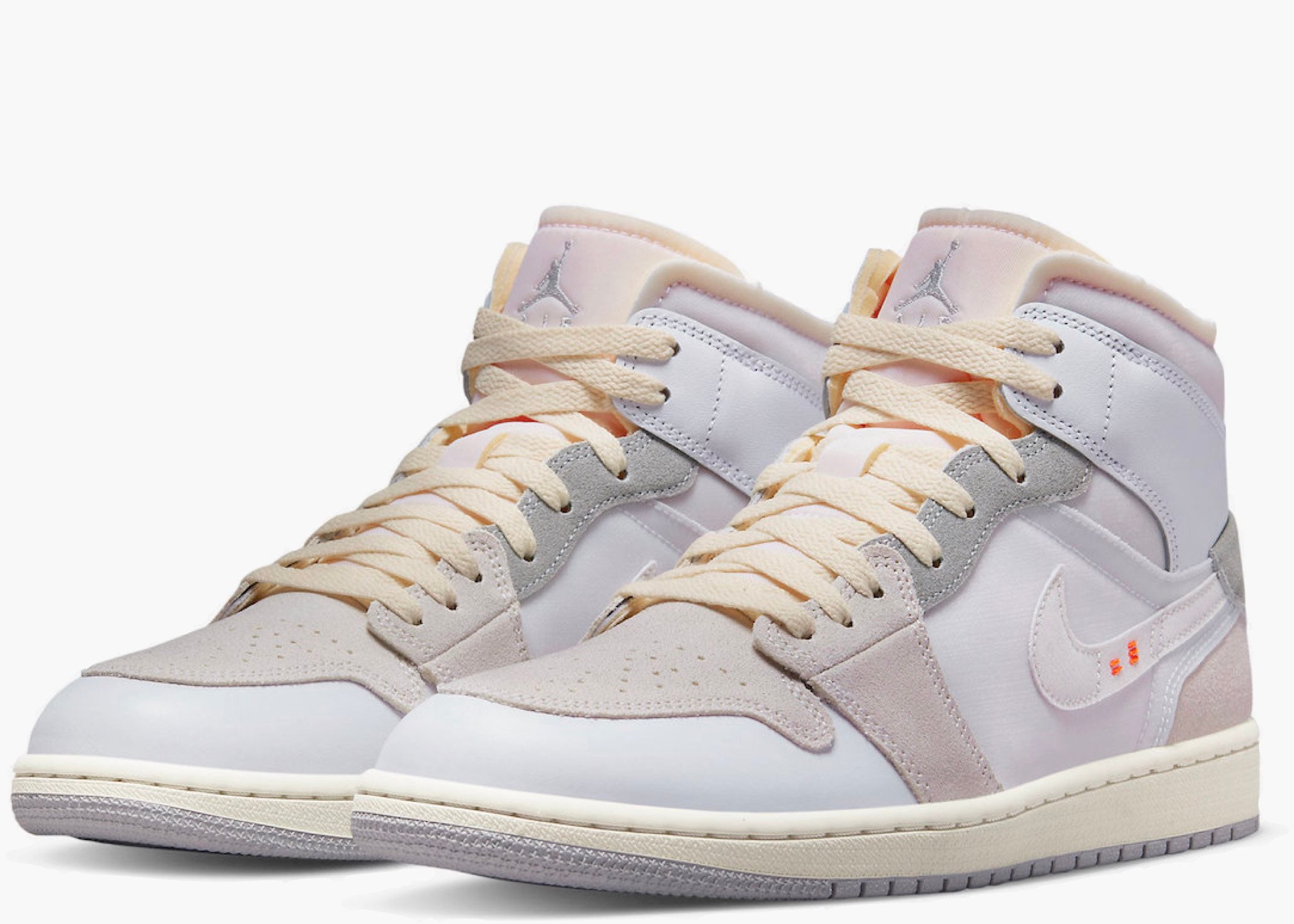 Nike Air Jordan 1 Mid SE Craft Inside Out White Grey | Hype Clothinga