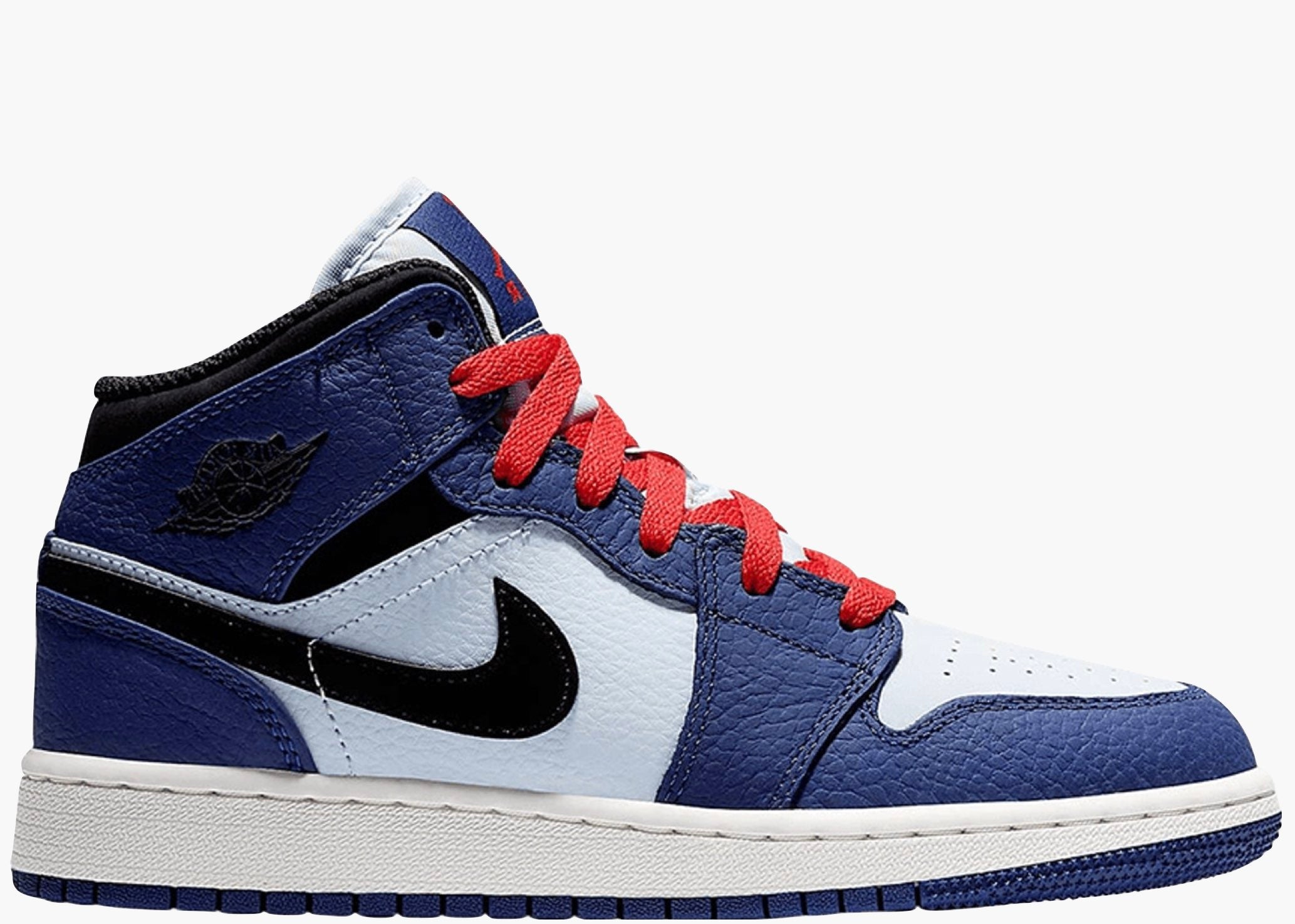 Nike Air Jordan 1 Mid SE Deep Royal (GS) BQ6931 400 Hype Clothinga Limited Edition