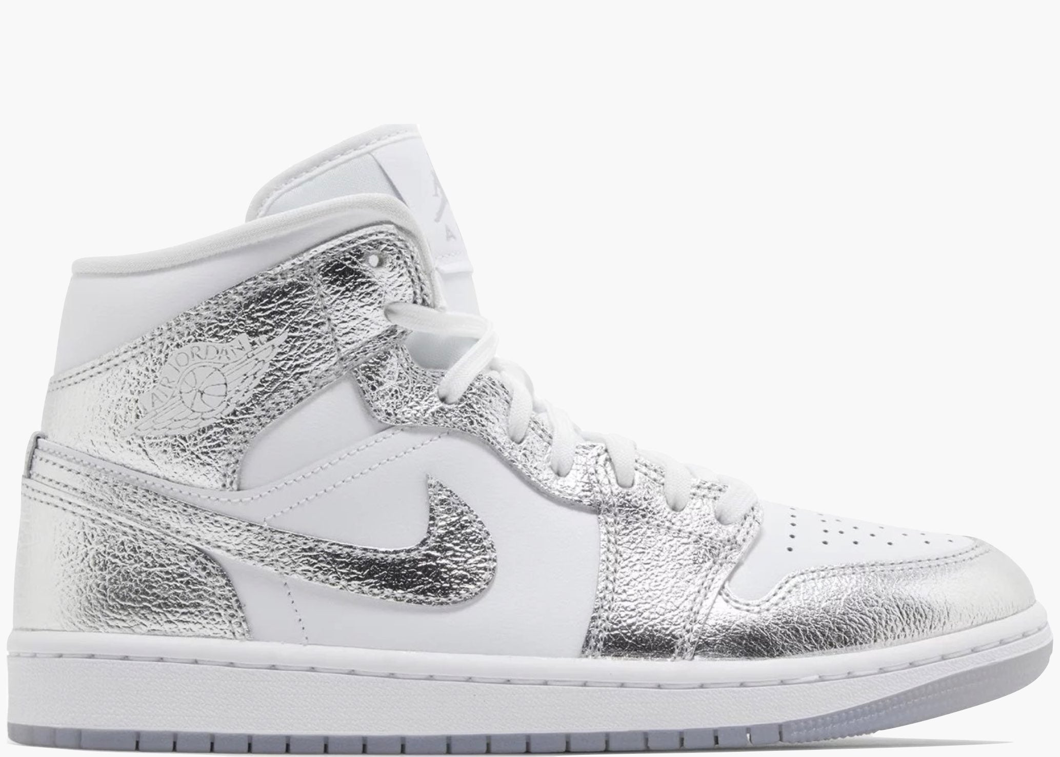 Nike Air Jordan 1 Mid SE Metallic Silver (W) FN5031-100 Hype Clothinga Limited Edition