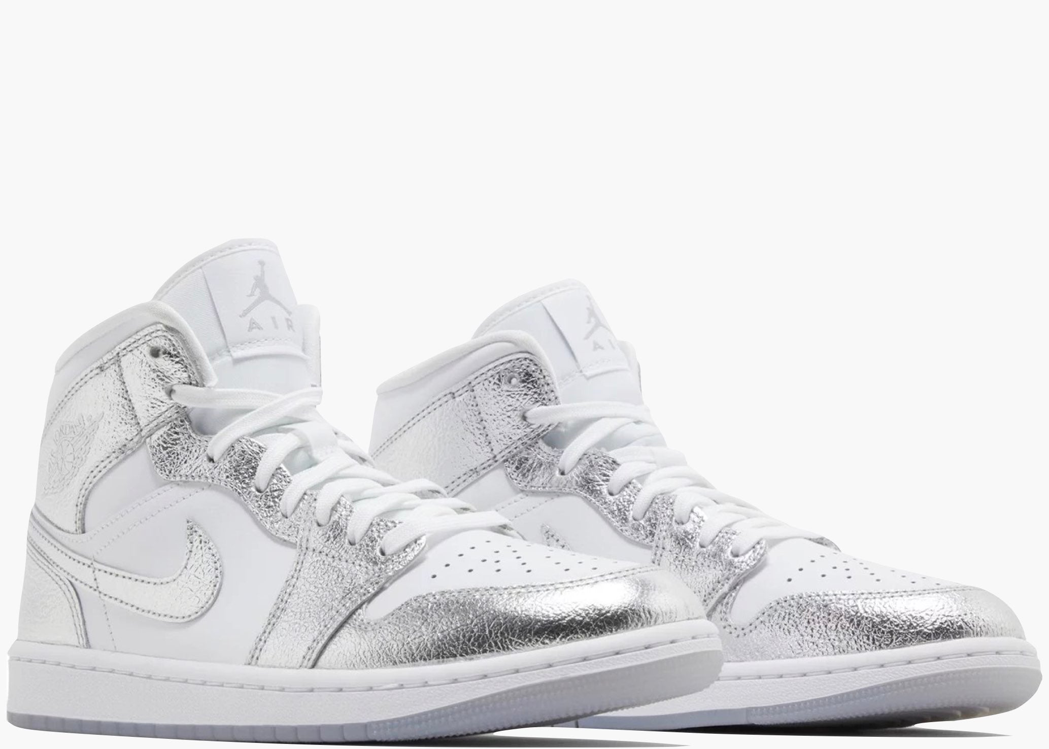 Nike Air Jordan 1 Mid SE Metallic Silver (W) FN5031-100 Hype Clothinga Limited Edition