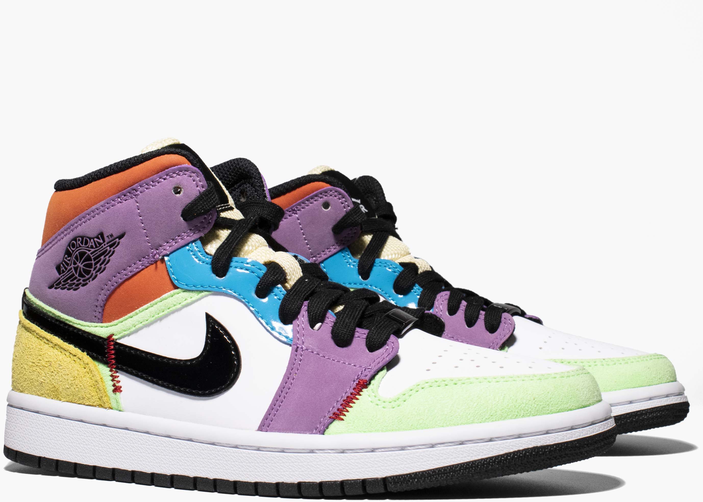 Nike Air Jordan 1 Mid SE Multi-Color (W) CW1140-100 Hype Clothinga Limited Edition