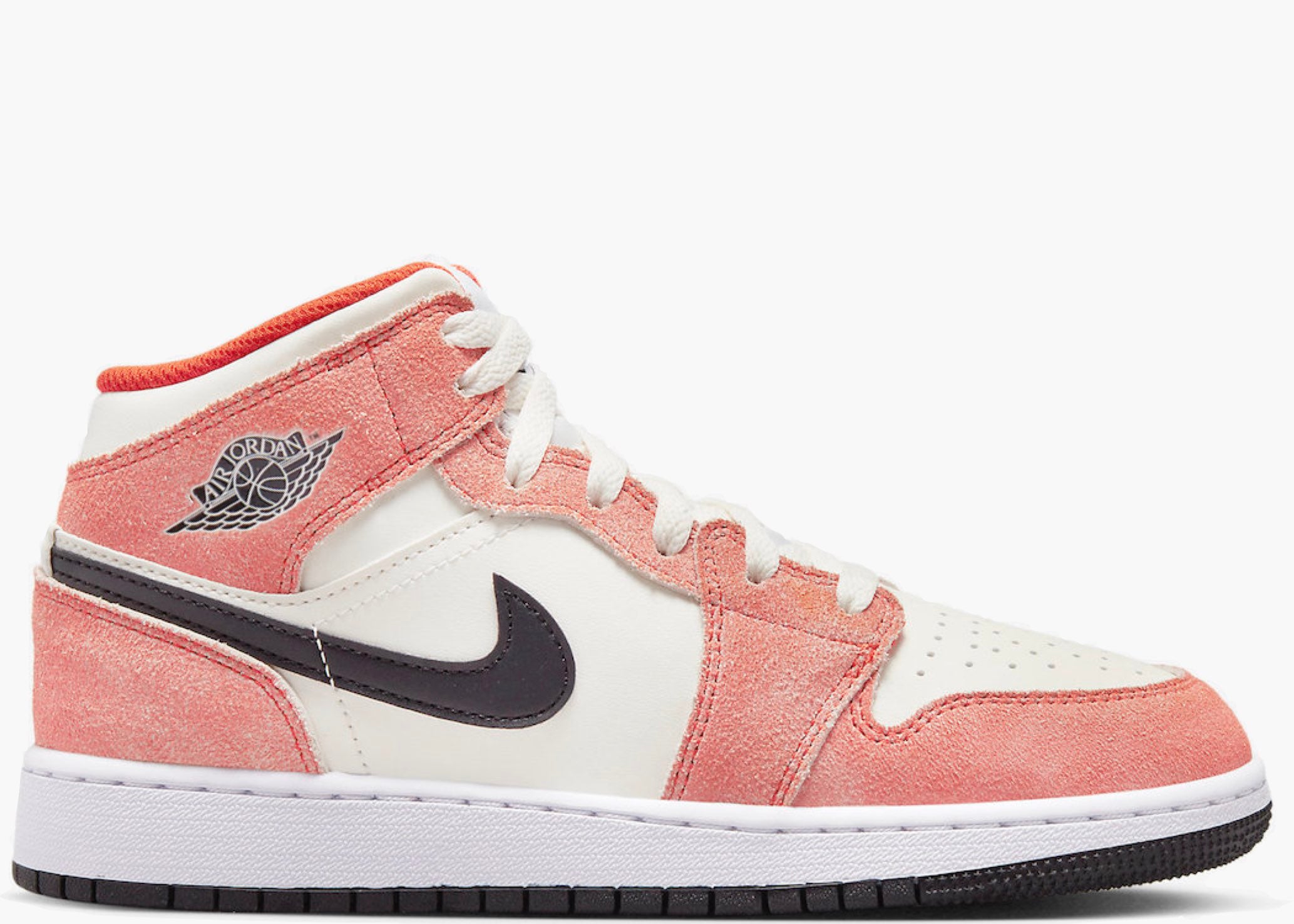 ‎Nike Air Jordan 1 Mid SE Orange Suede (GS) DV1336-800 Hype Clothinga Limited Edition