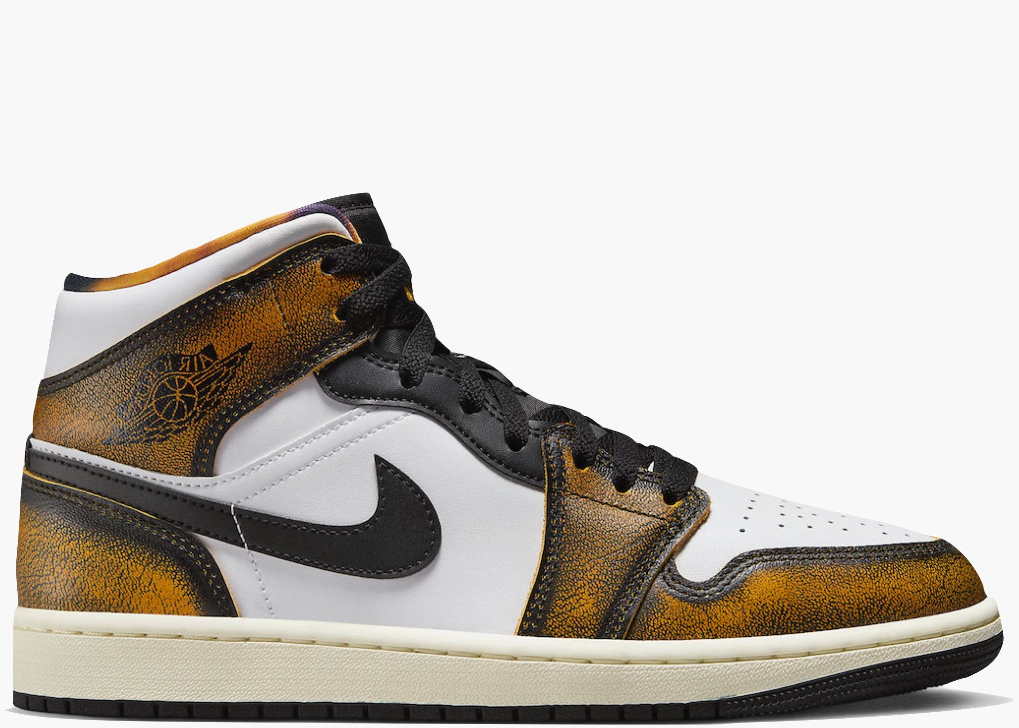 Nike Air Jordan 1 Mid SE Orange Wear Away DQ8417-071 Hype Clothinga Limited Edition