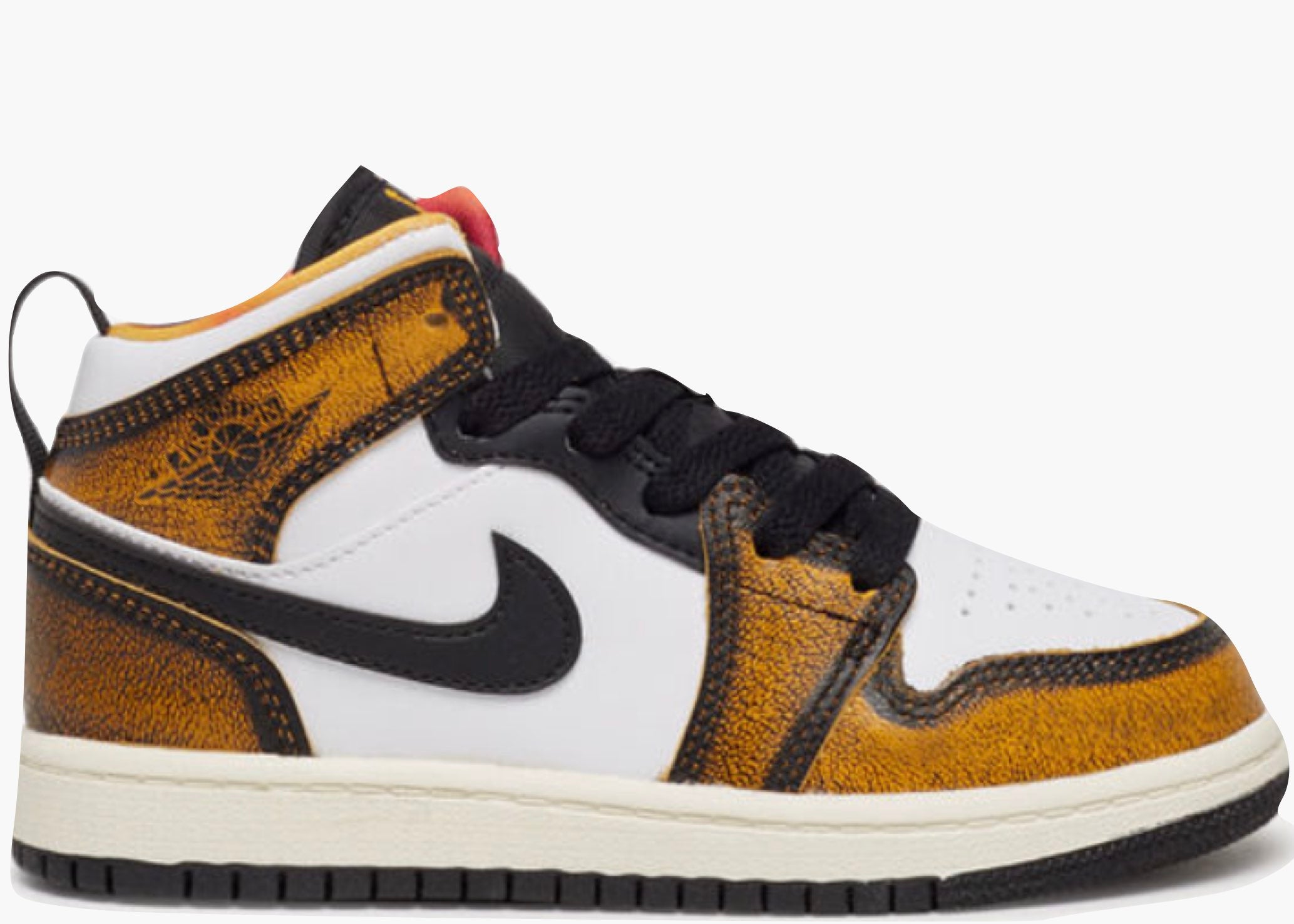 Nike Air Jordan 1 Mid SE Orange Wear Away (PS) DQ8419-071 Hype Clothinga Limited Edition