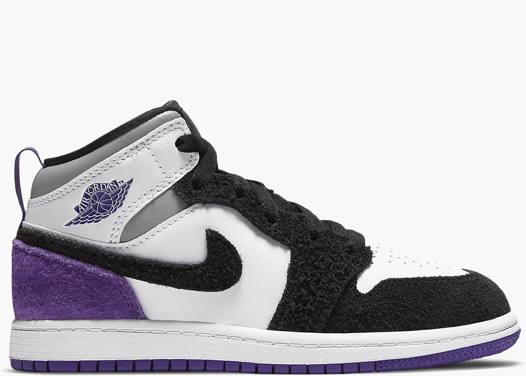 Nike Air Jordan 1 Mid SE Purple (PS) BQ6932-105 Hype Clothinga