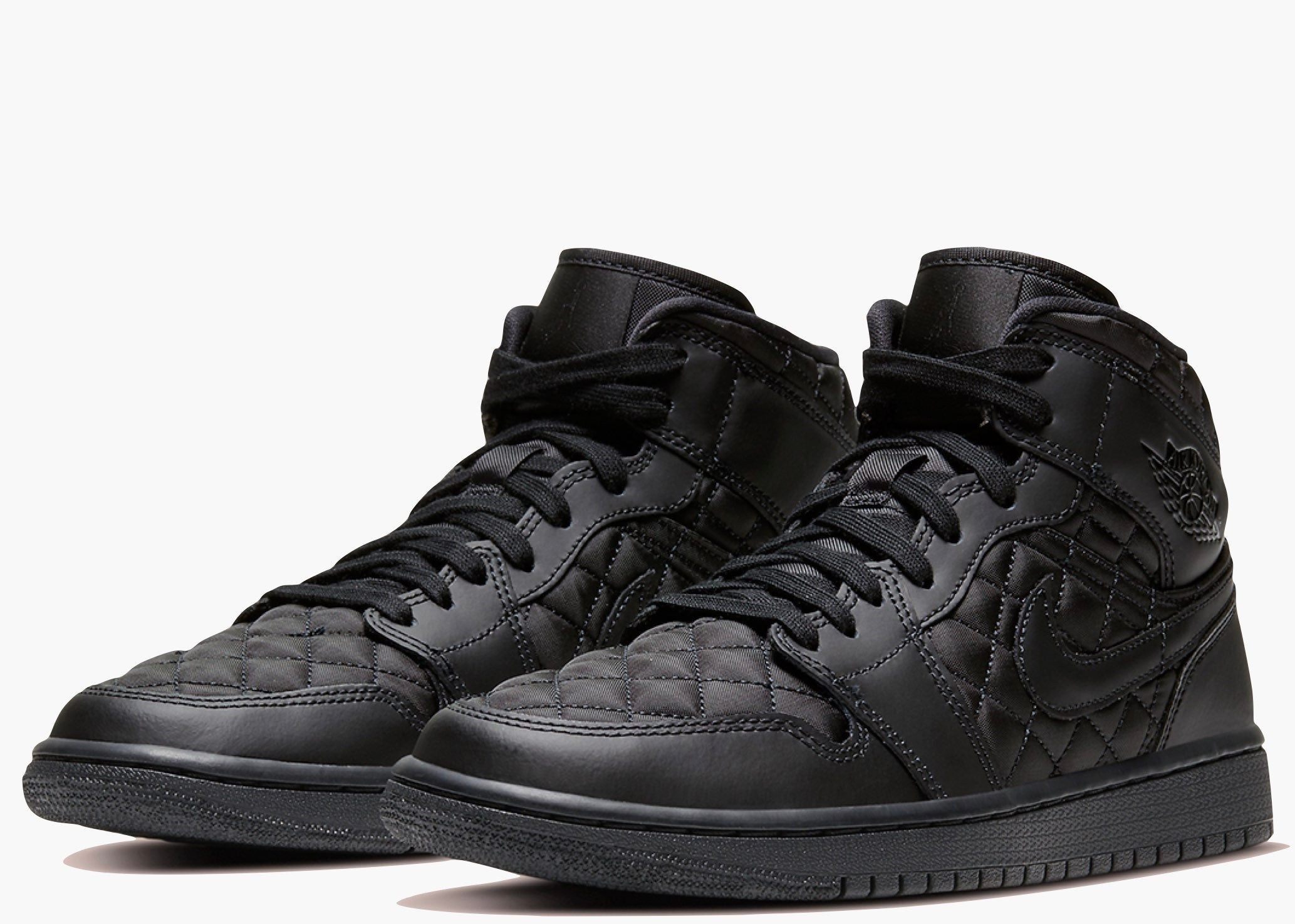 Nike Air Jordan 1 Mid SE Quilted Black (W) DB6078-001 Hype Clothinga Limited Edition