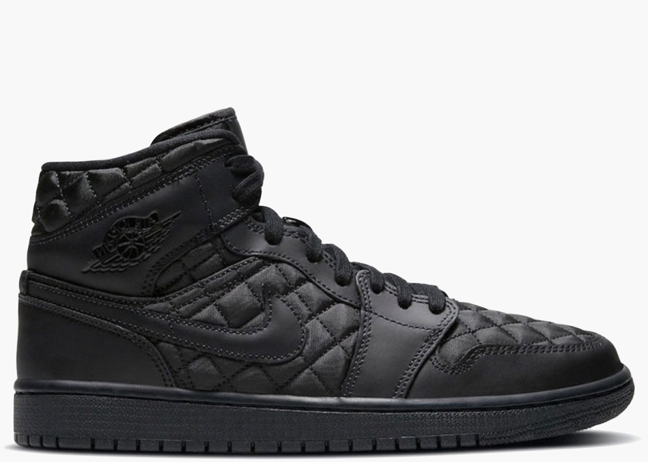 Nike Air Jordan 1 Mid SE Quilted Black (W) DB6078-001 Hype Clothinga Limited Edition
