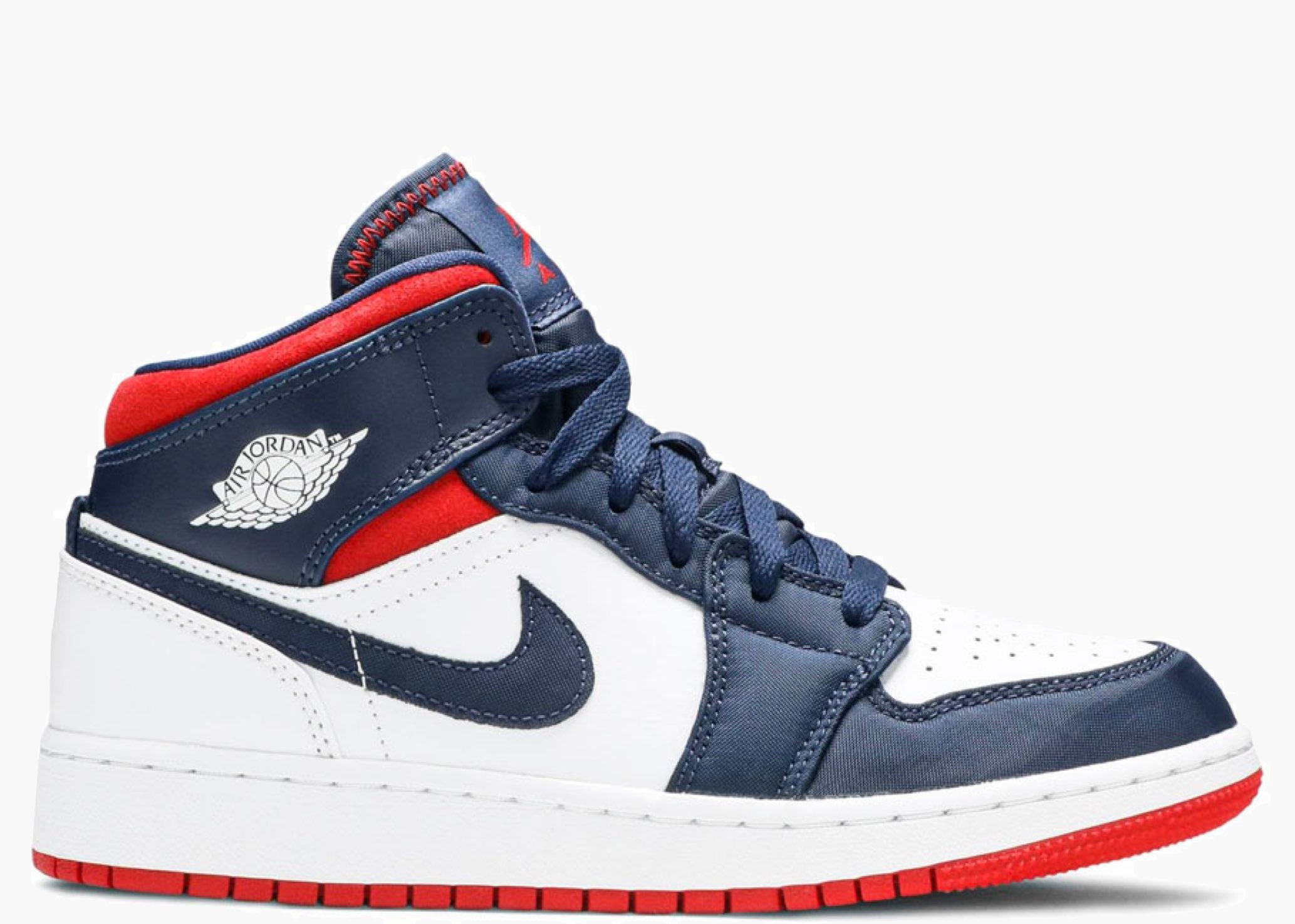 Nike Air Jordan 1 Mid SE USA (GS) BQ6931-104 Hype Clothinga Limited Edition
