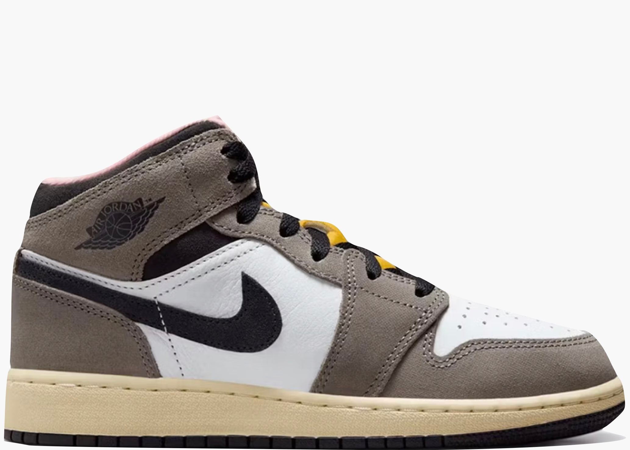 Nike Air Jordan 1 Mid SE White Cave Stone (GS) HQ2014-100 Hype Clothinga Limited Edition