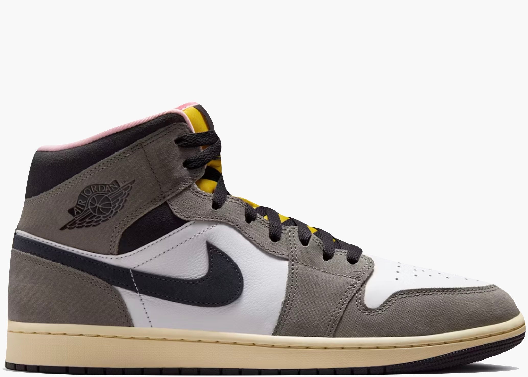Nike Air Jordan 1 Mid SE White Cave Stone HQ2011-100 Hype Clothinga Limited Edition 