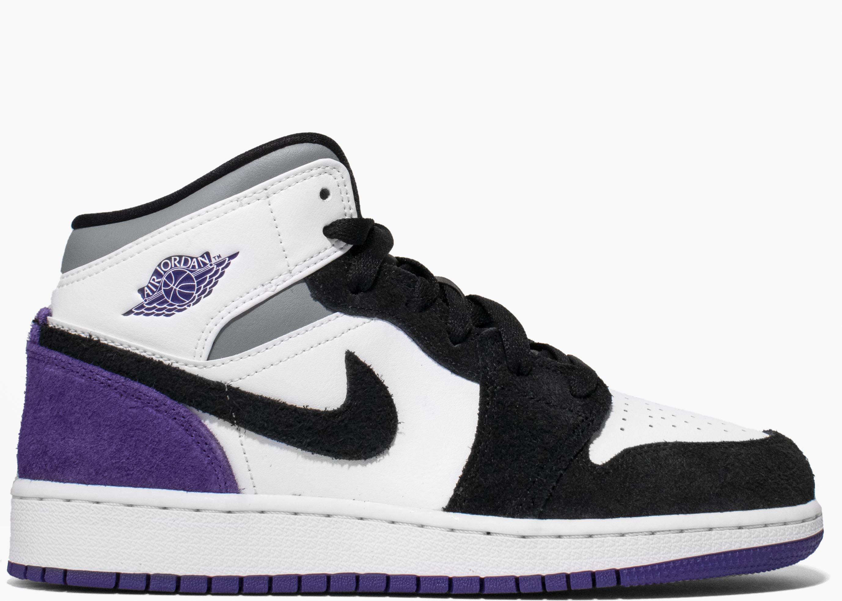Nike Air Jordan 1 Mid Se Gs Purple BQ6931-105 Hype Clothinga Limited Edition