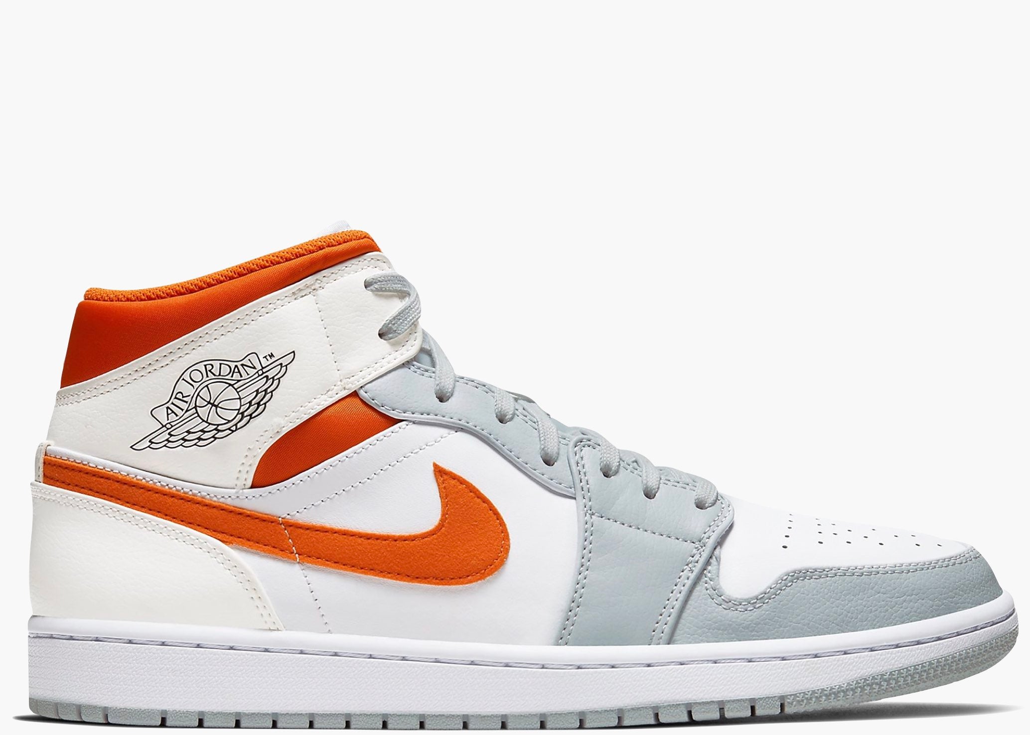 Nike Air Jordan 1 Mid Starfish Pure Platinum CW7591-100 Hype Clothinga Limited Edition