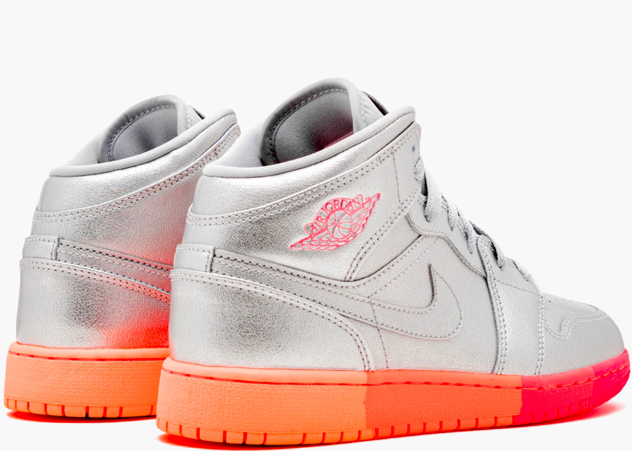 Nike Air Jordan 1 Mid Sunrise (gs) 555112-006 Hype Clothinga