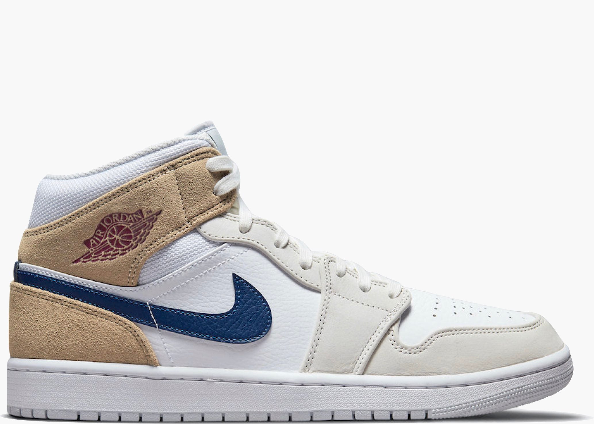 Nike Air Jordan 1 Mid Tan Suede hype Clothinga Limited Edition