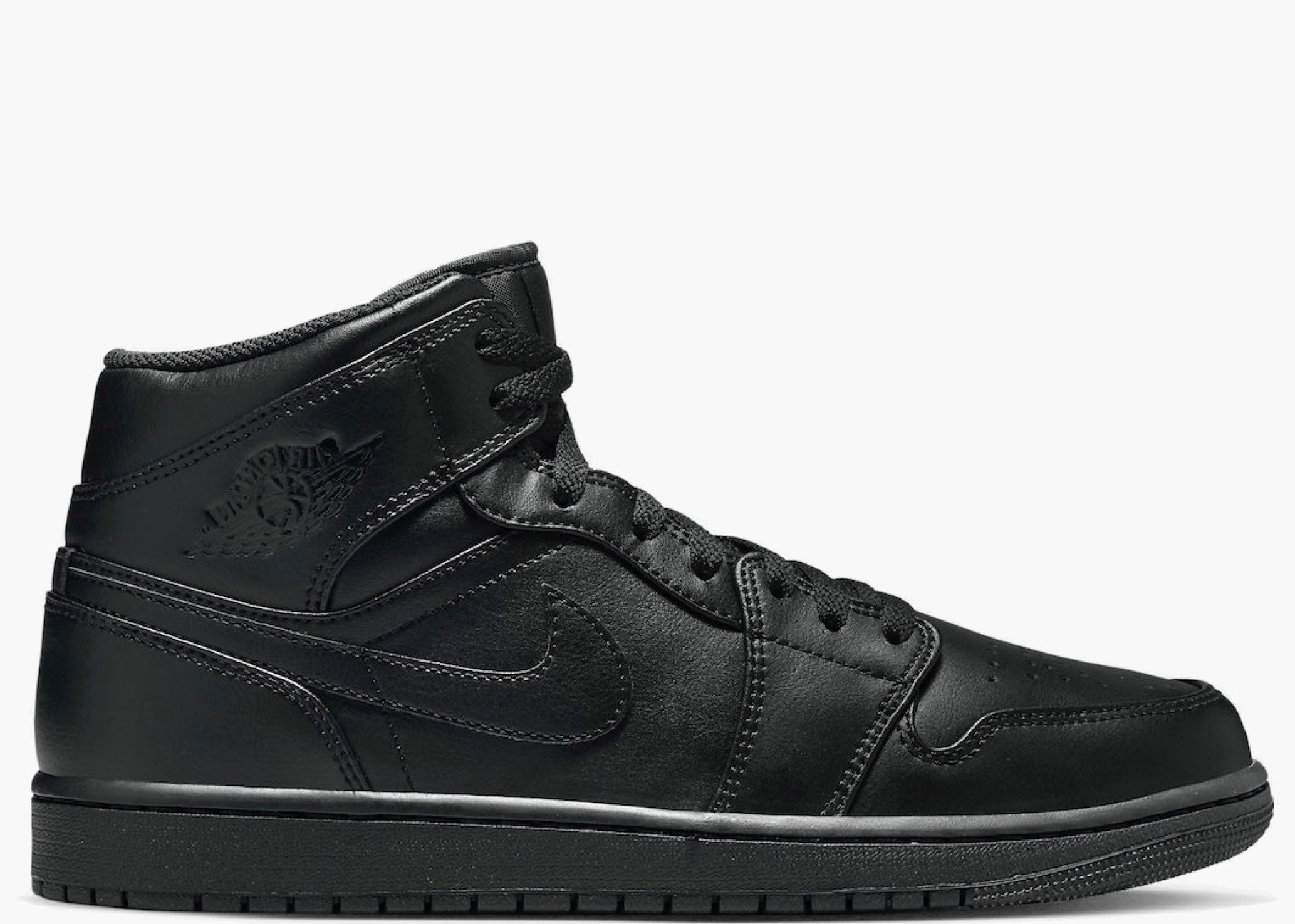 Nike Air Jordan 1 Mid Triple Black (2022) 554724-093 Hype Clothinga Limited Edition