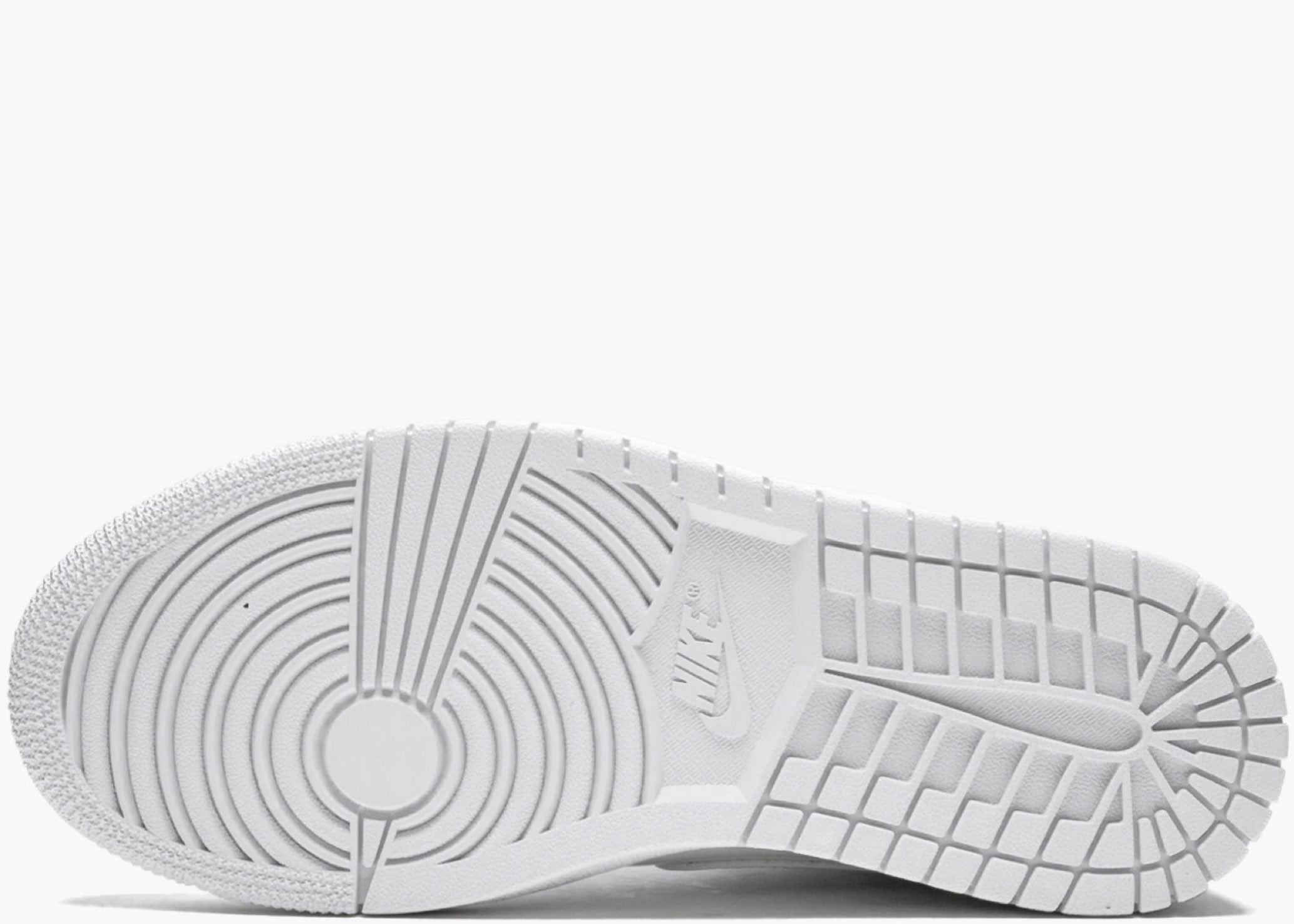 Nike Air Jordan 1 Mid Triple White Patent Swoosh (W) BQ6472-100 Hype Clothinga Limited Edition