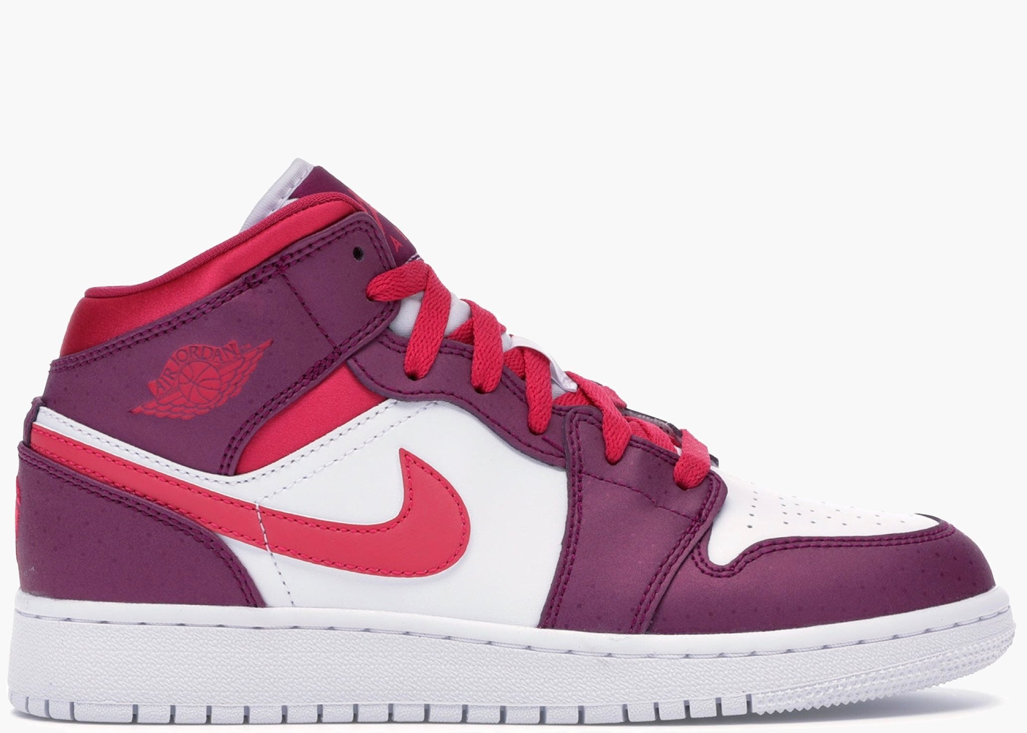 Nike Air Jordan 1 Mid True Berry Rush Pink (GS) 555112-661 Hype Clothinga Limited Edition