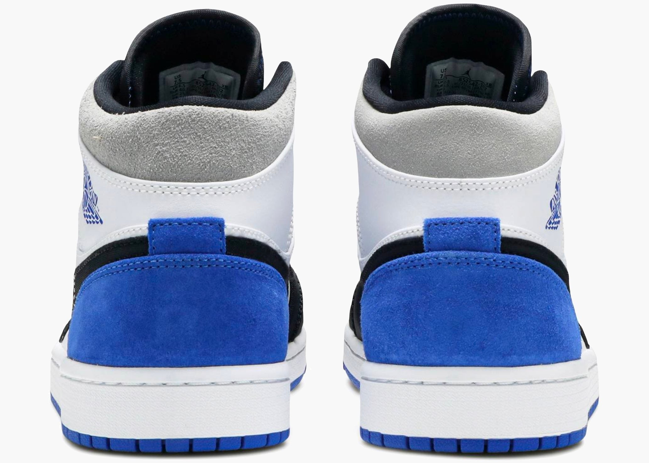 Nike Air Jordan 1 Mid Union Blue Toe 852542-102 Hype Clothinga