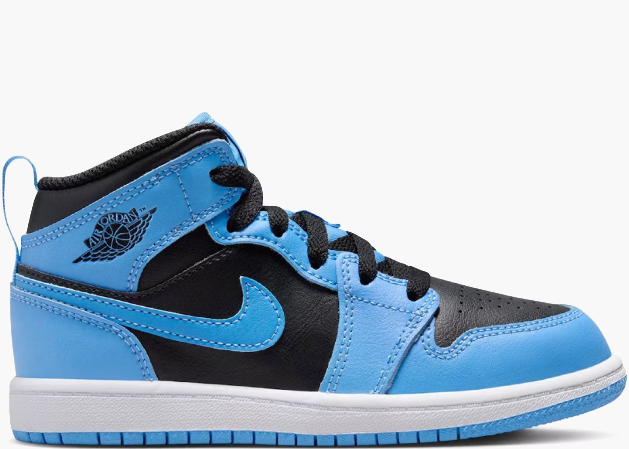 Nike Air Jordan 1 Mid University Blue Black (PS) DQ8424-401 Hype Clothinga Limited Edition