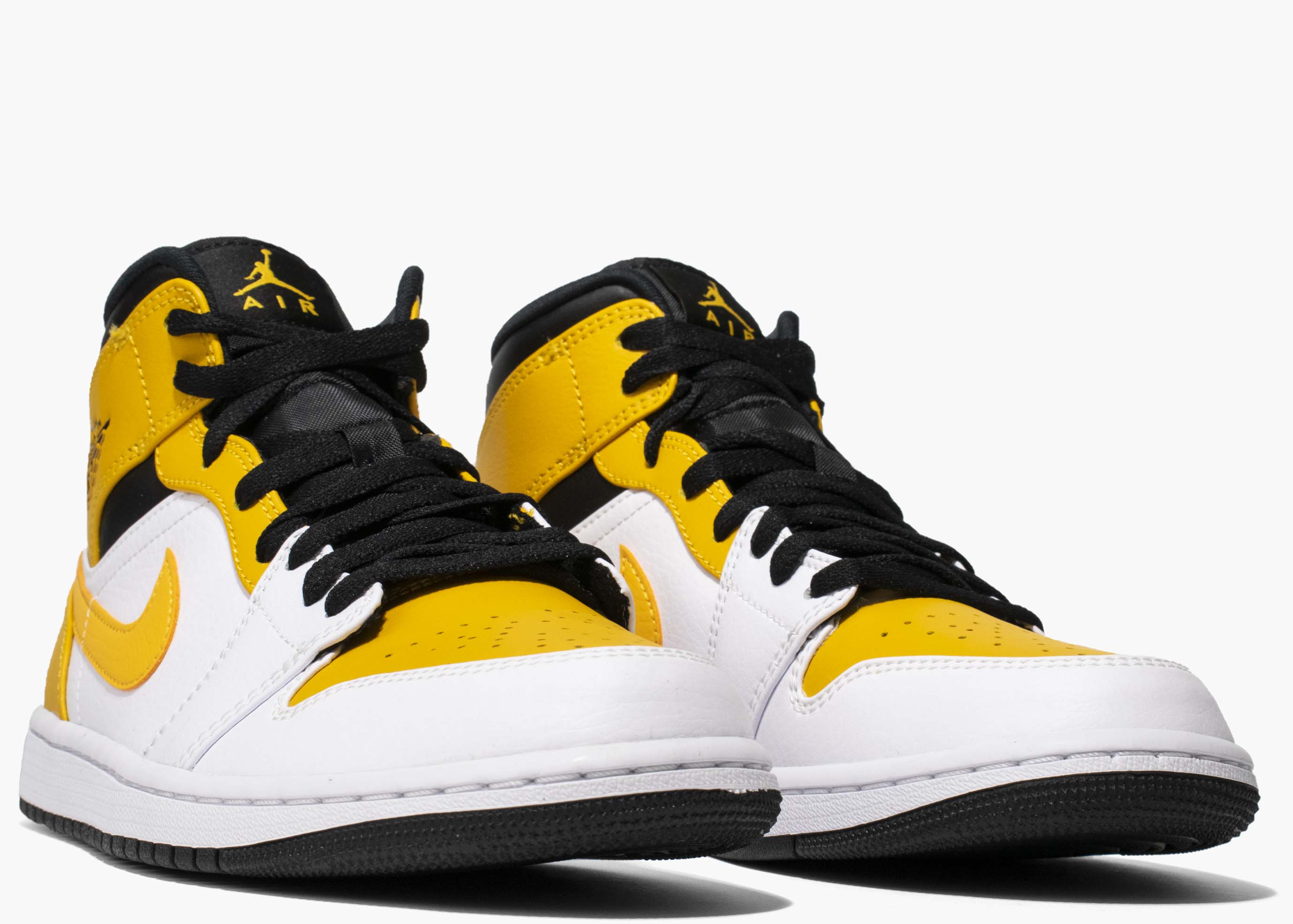 Nike Air Jordan 1 Mid University Gold 554724-170 Hype Clothinga Limited Edition