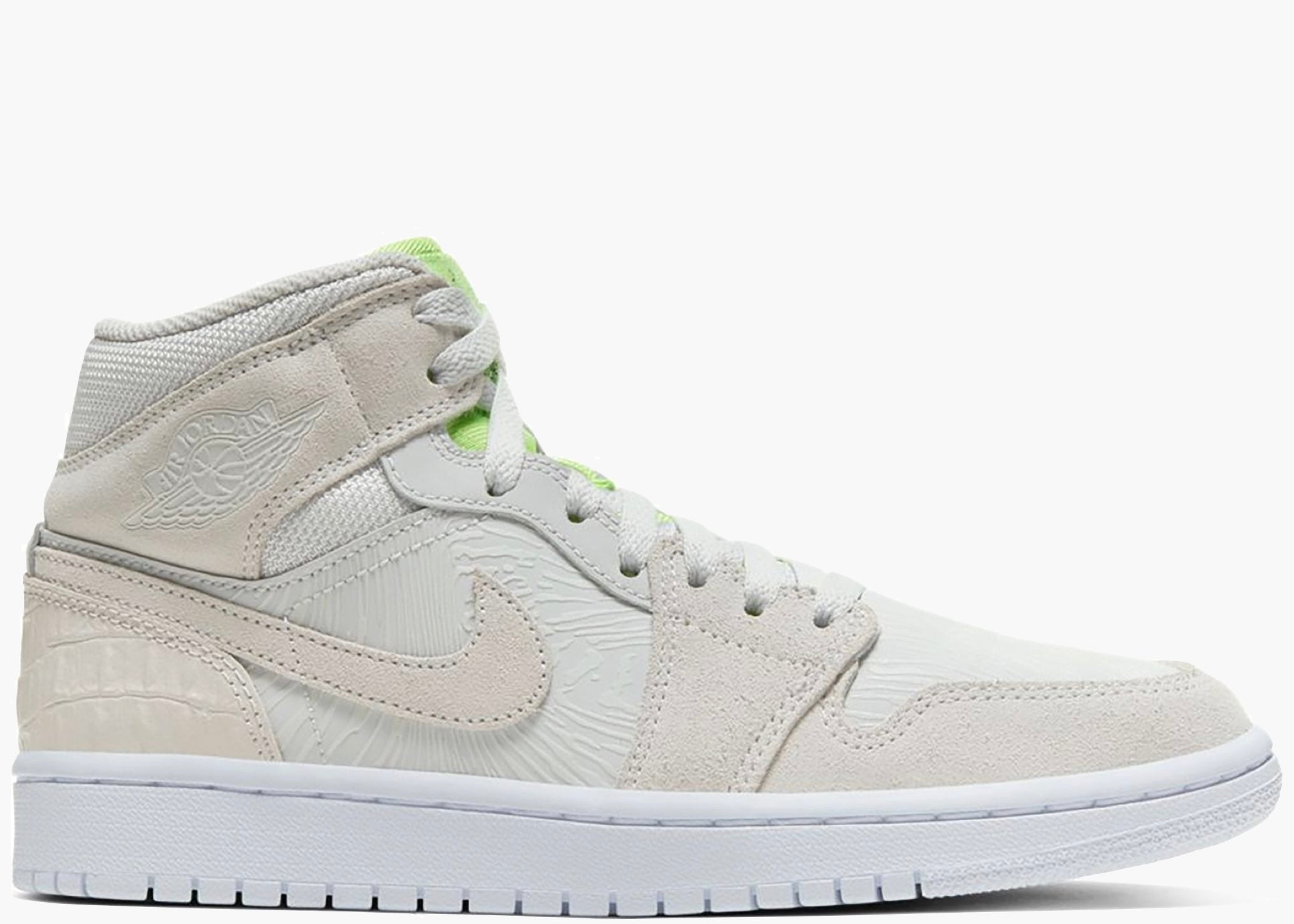 Nike Air Jordan 1 Mid Vast Grey Ghost Green (W) CV3018-018 Hype Clothinga Limited Edition