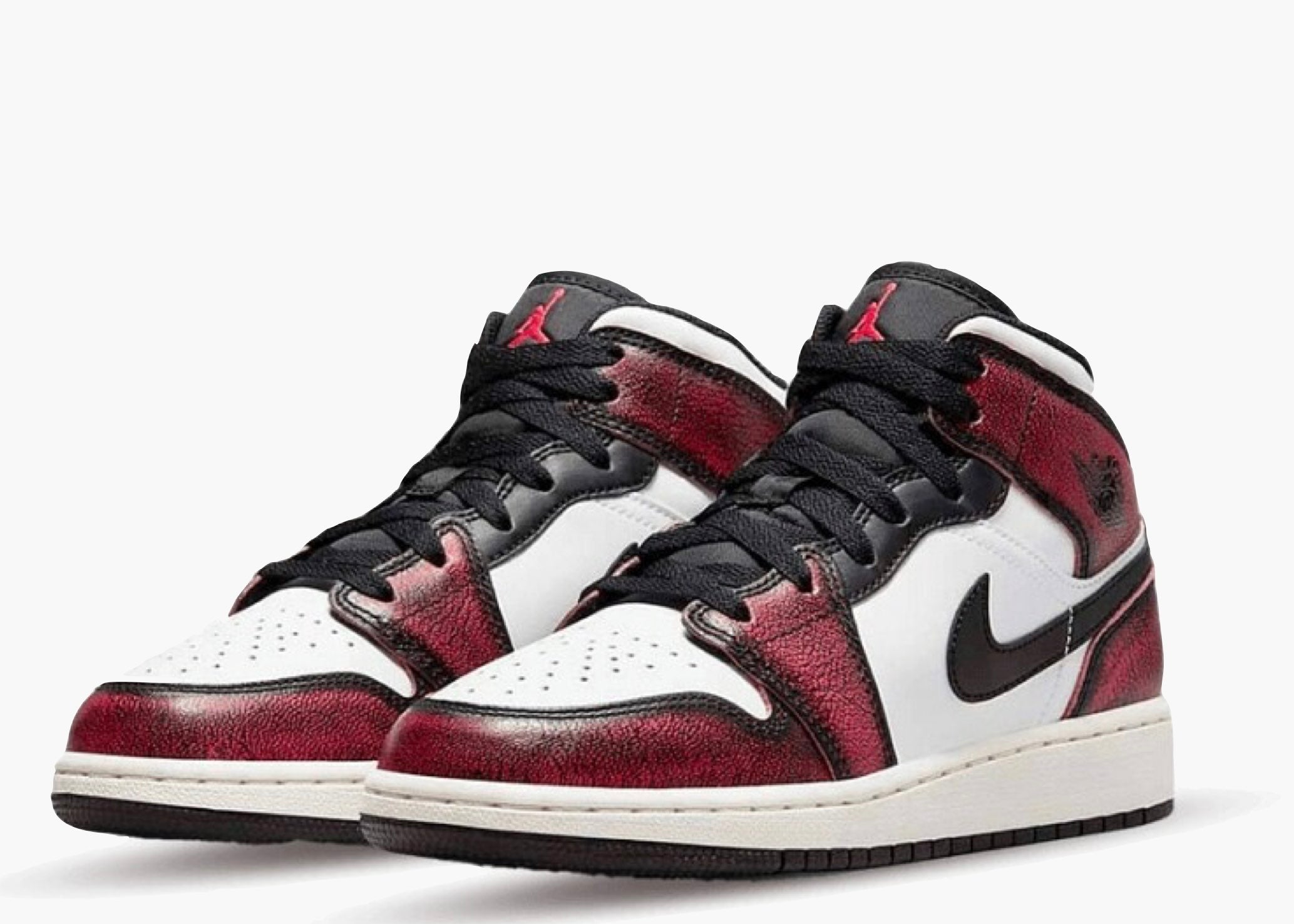 Nike Air Jordan 1 Mid Wear-Away Chicago (GS) FB0568-006 Hype Clothinga Limited Edition