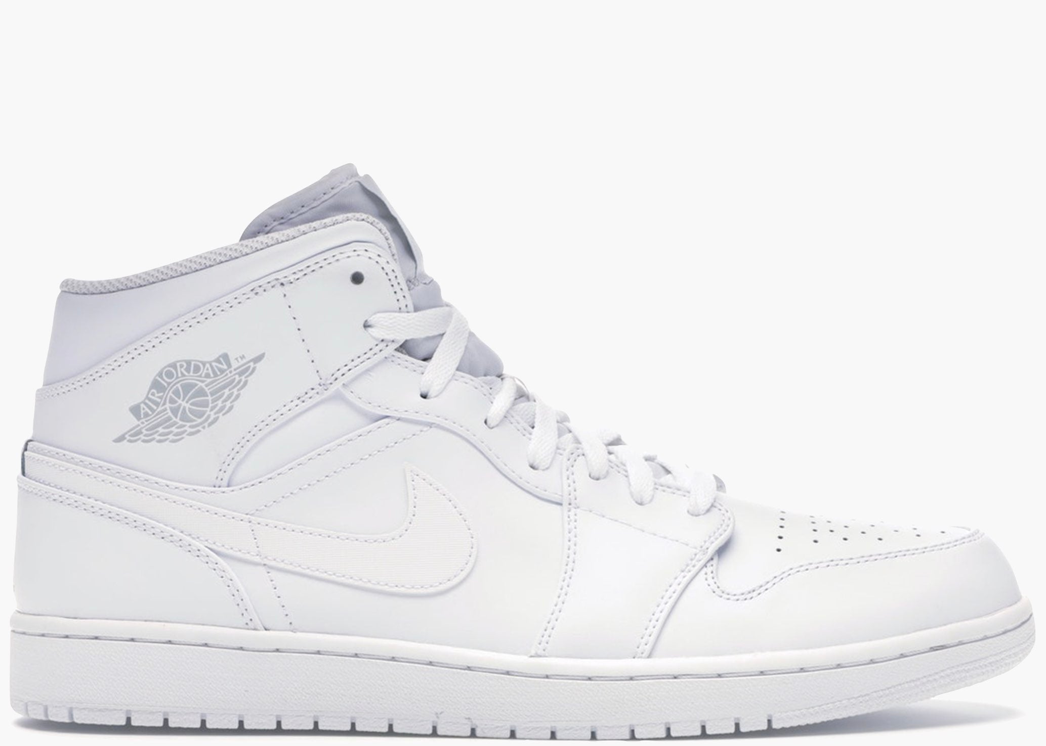 Nike Air Jordan 1 Mid White/Pure Platinum 554724-104 Hype Clothinga Limited Edition