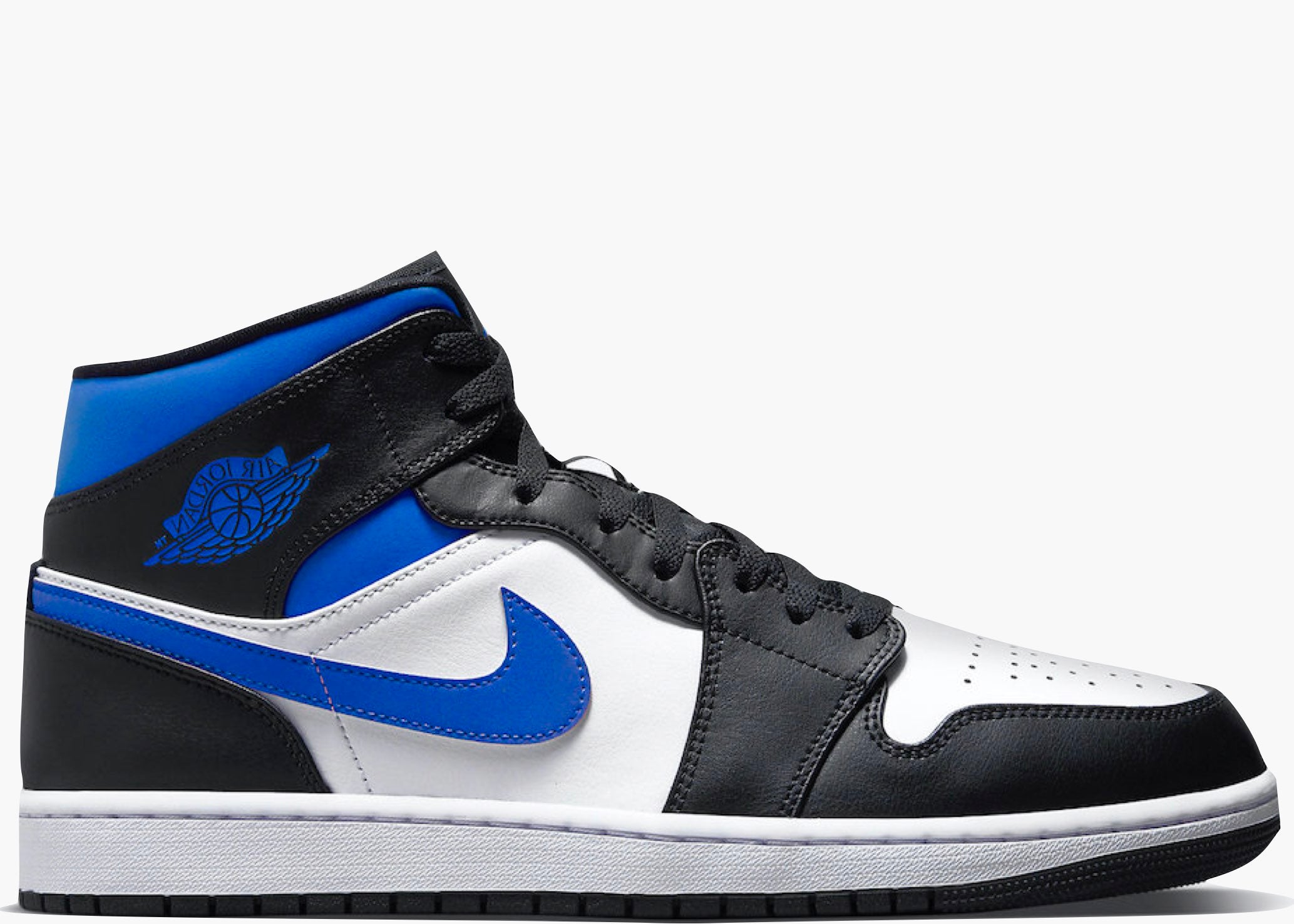 Nike Air Jordan 1 Mid White Black Royal