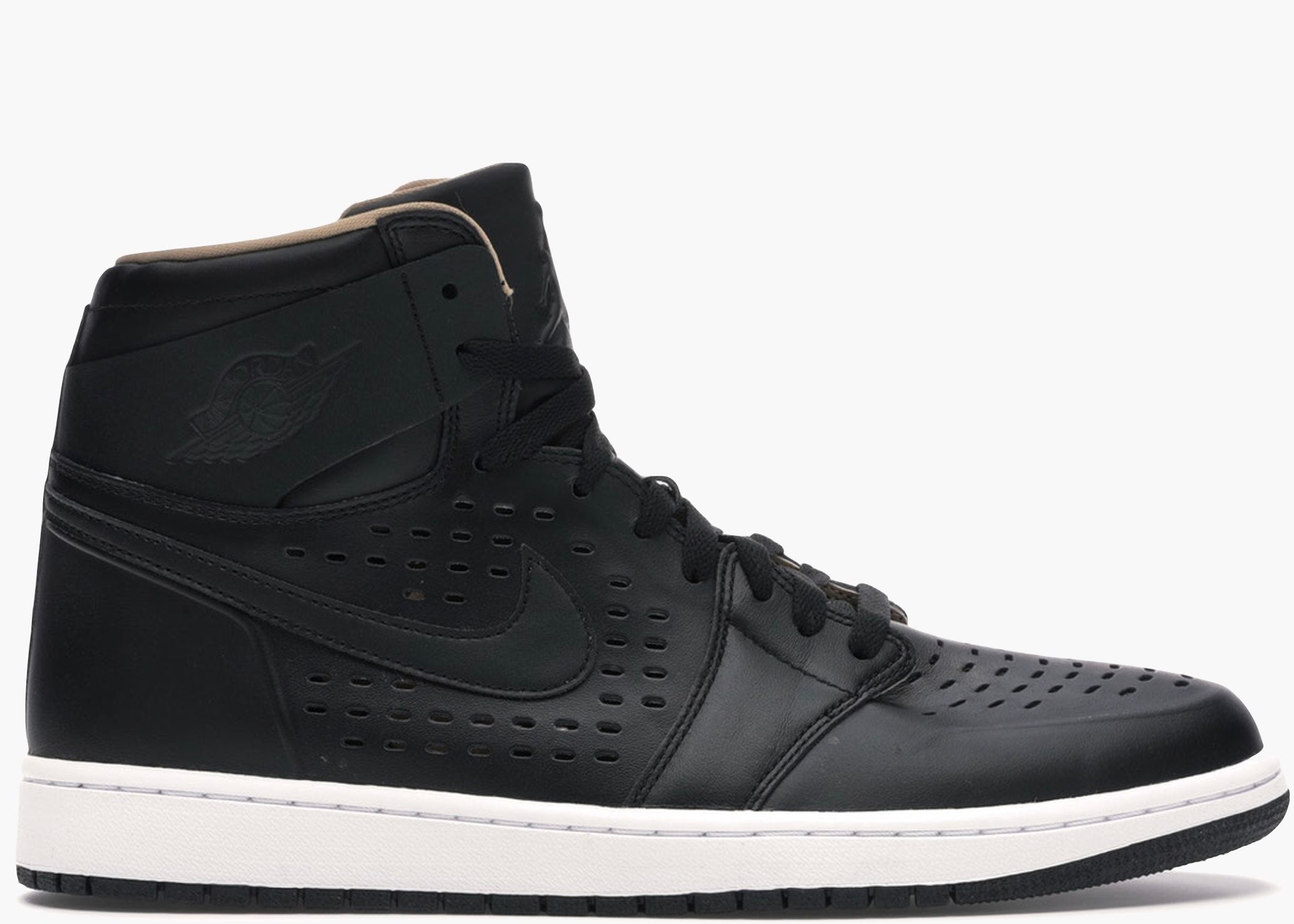 Nike Air Jordan 1 Retro Black Vachetta Tan 845018-030 Hype Clothinga Limited Edition