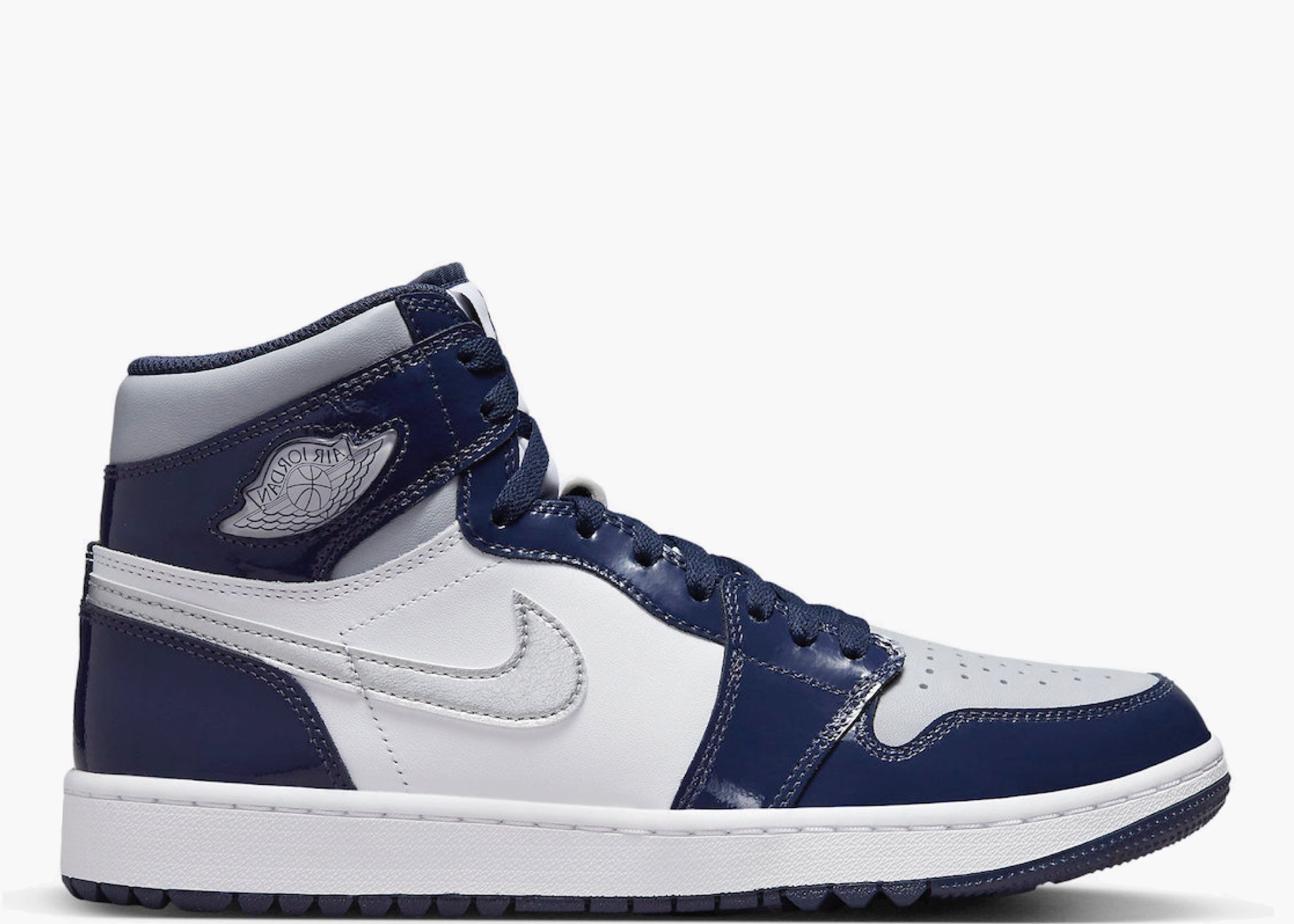 Nike Air Jordan 1 Retro High Golf Patent Midnight Navy DQ0660-100 Hype Clothinga Limited Edition