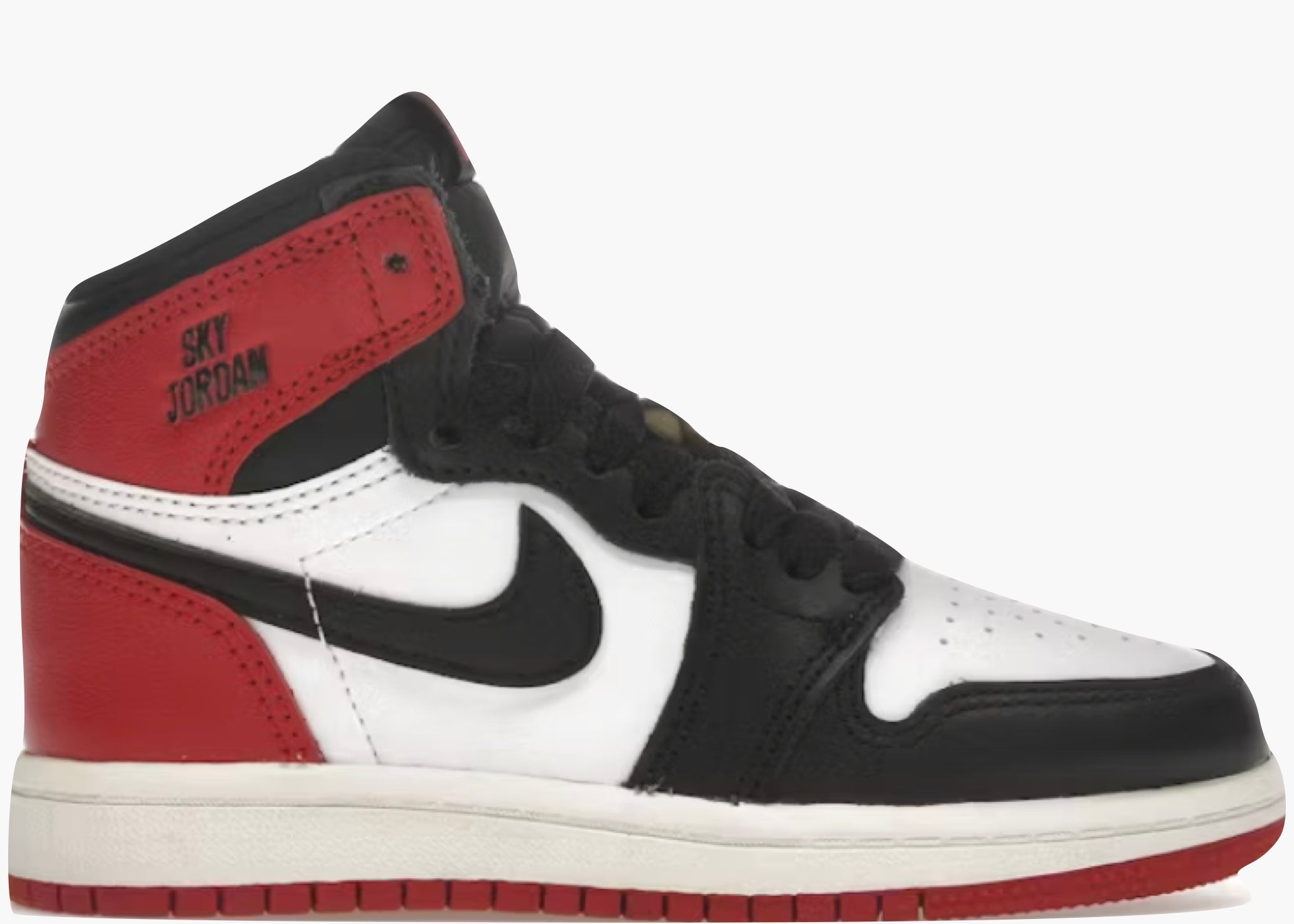 Nike Air Jordan 1 Retro High OG Black Toe Reimagined (PS) FD1412-106 Hype Clothinga Limited Edition