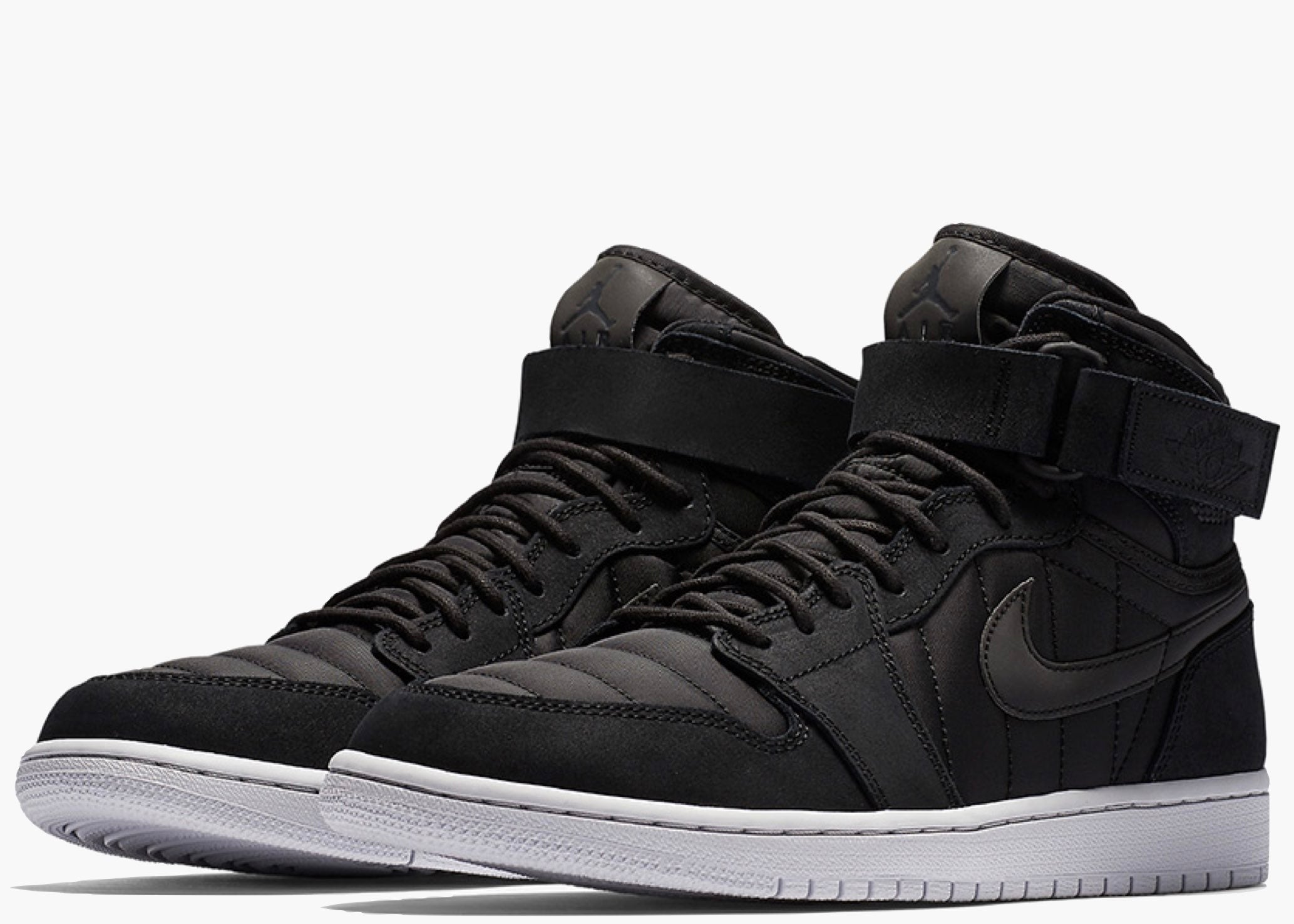 Nike Air Jordan 1 Retro High Strap Black Anthracite 342132-014 Hype Clothinga Limited Edition
