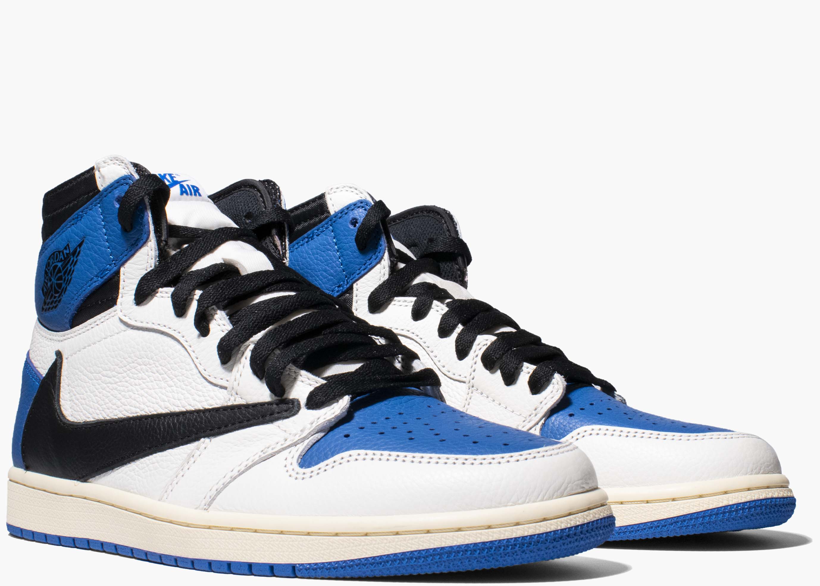 Nike Air Jordan 1 Retro High Travis Scott Fragment Military Blue Hype Clothinga Limited Edition