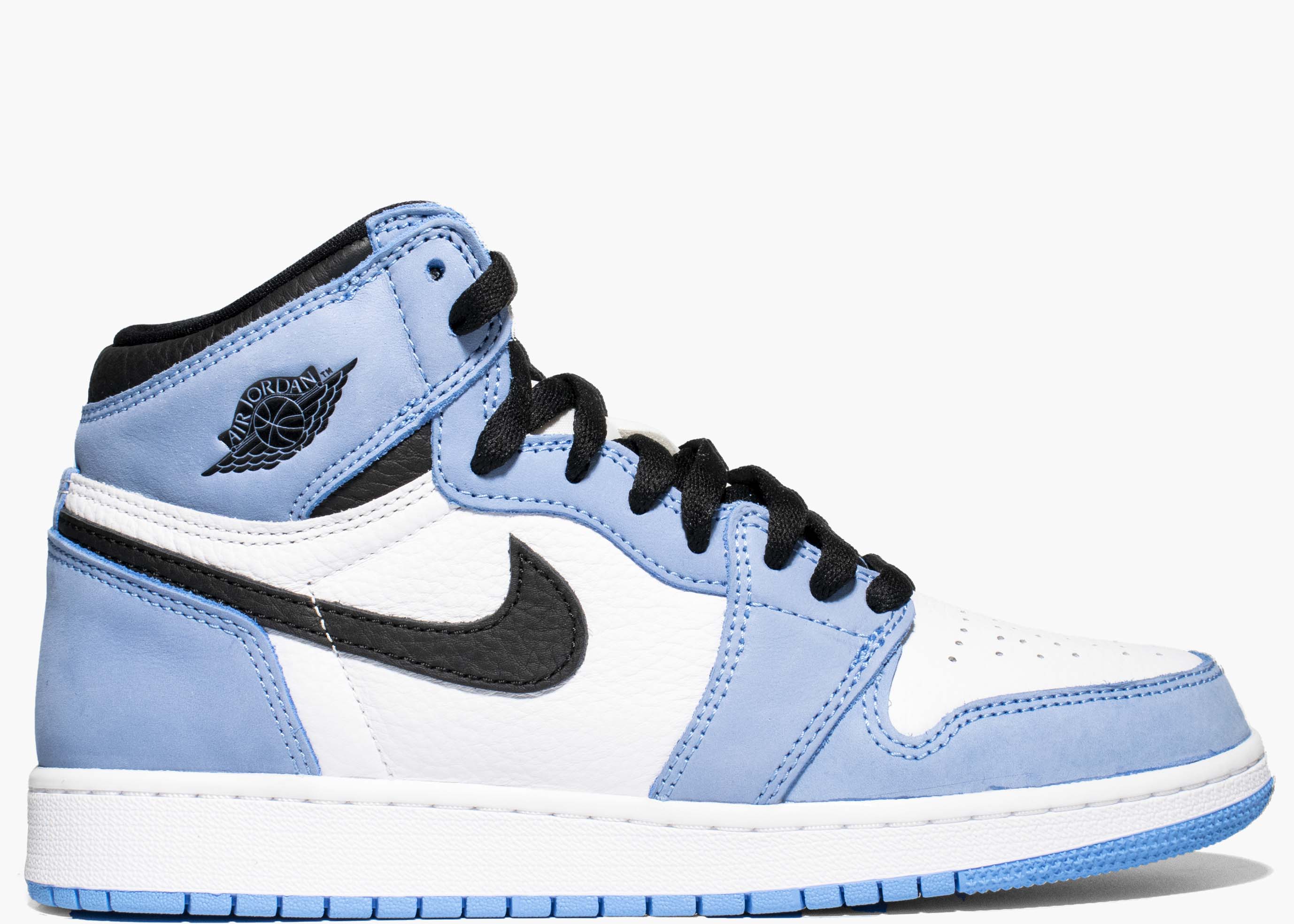 Nike Air Jordan 1 Retro High White University Blue Black (GS) 575441-134 Hype Clothinga Limited Edition
