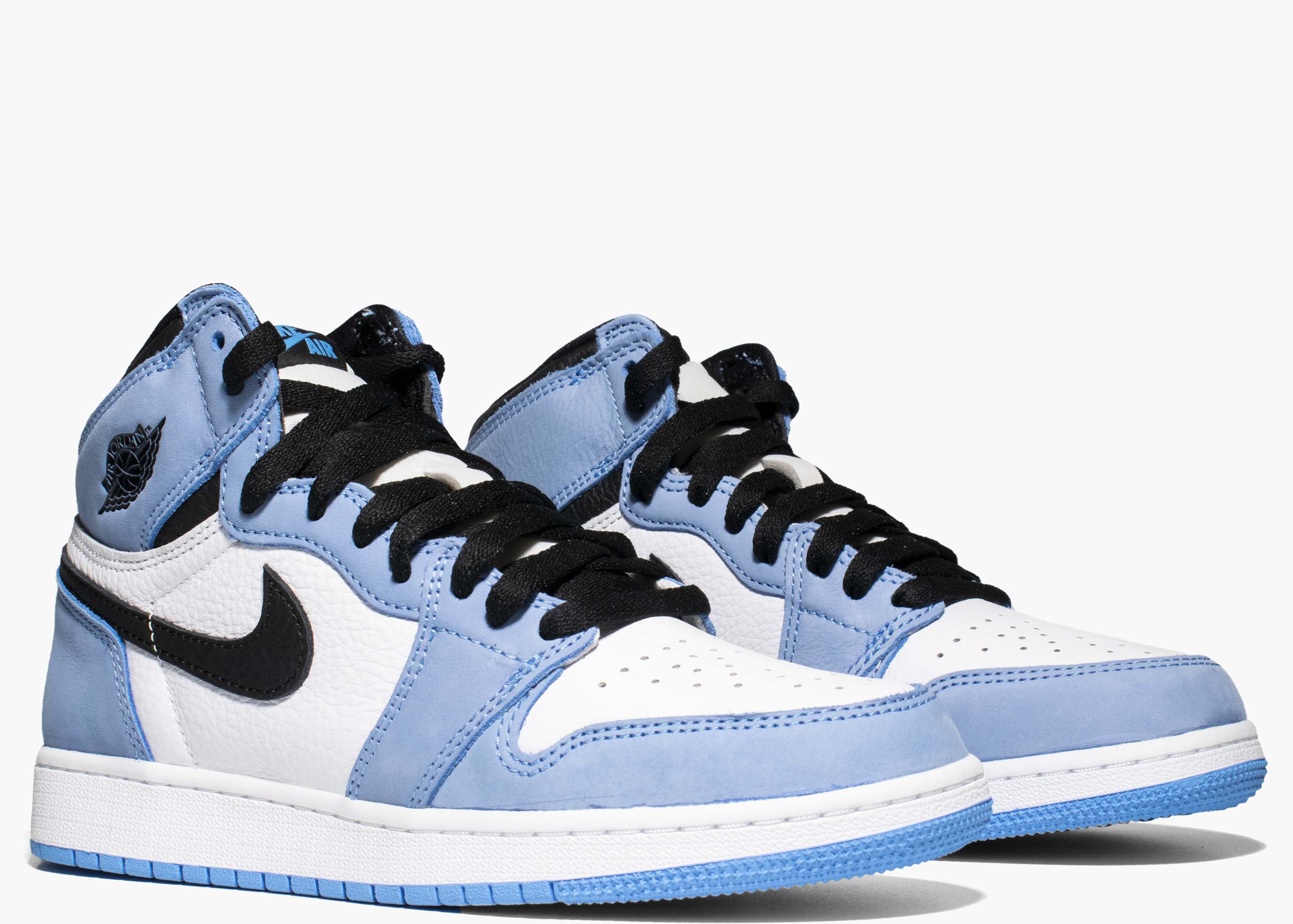 Nike Air Jordan 1 Retro High White University Blue Black (GS) 575441-134 Hype Clothinga Limited Edition