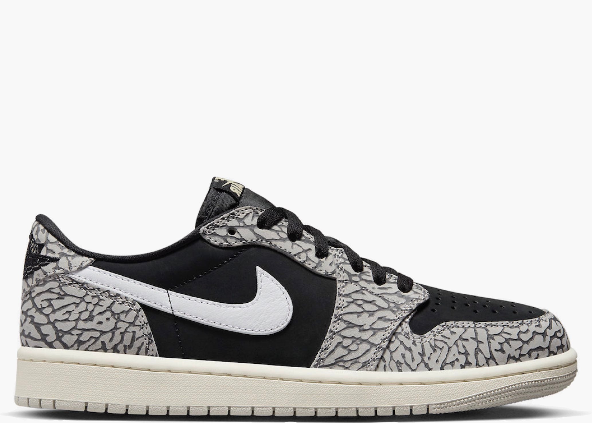Nike Air Jordan 1 Retro Low OG Black Cement CZ0790-001 Hype Clothinga Limited Edition