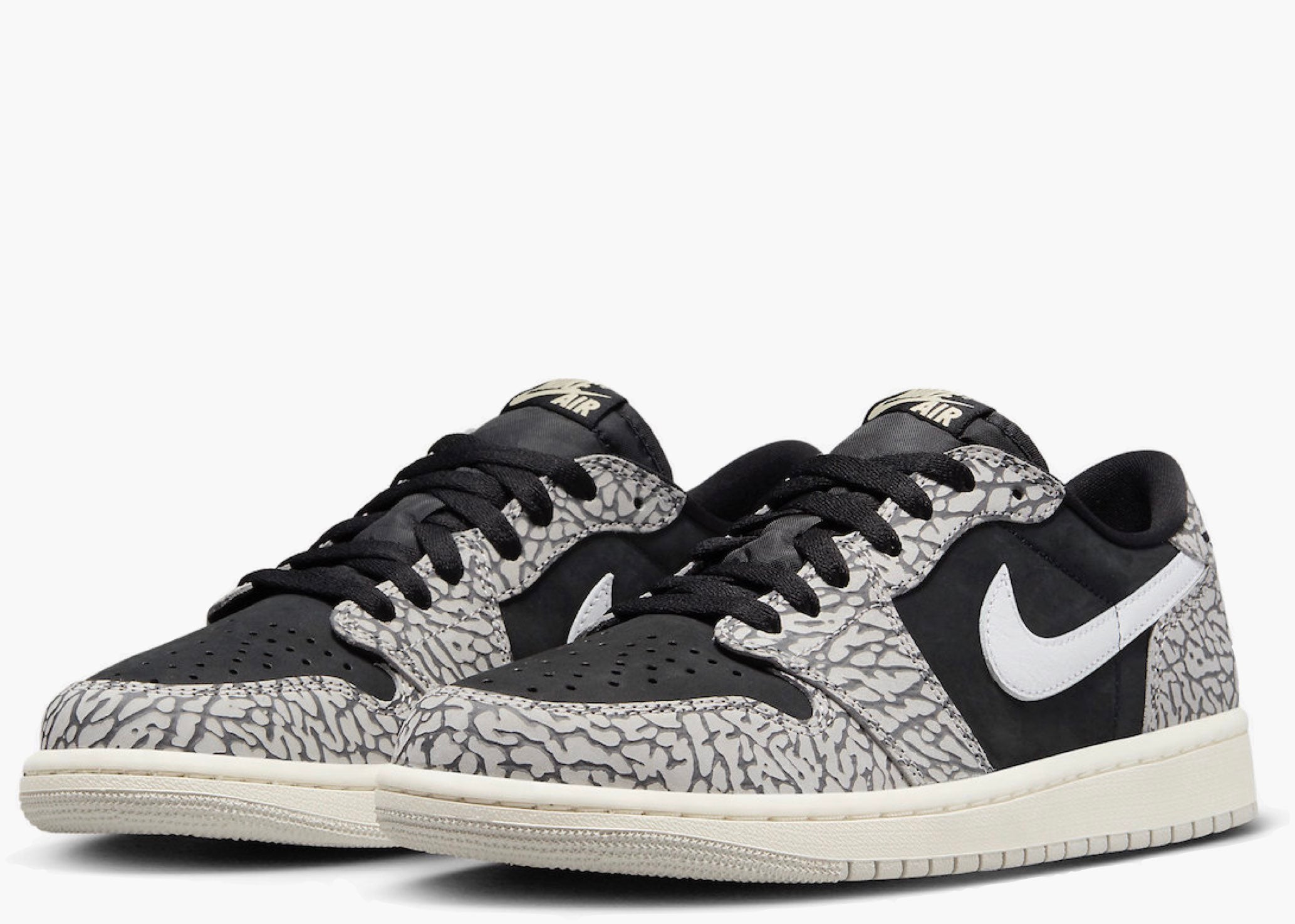 Nike Air Jordan 1 Retro Low OG Black Cement CZ0790-001 Hype Clothinga Limited Edition