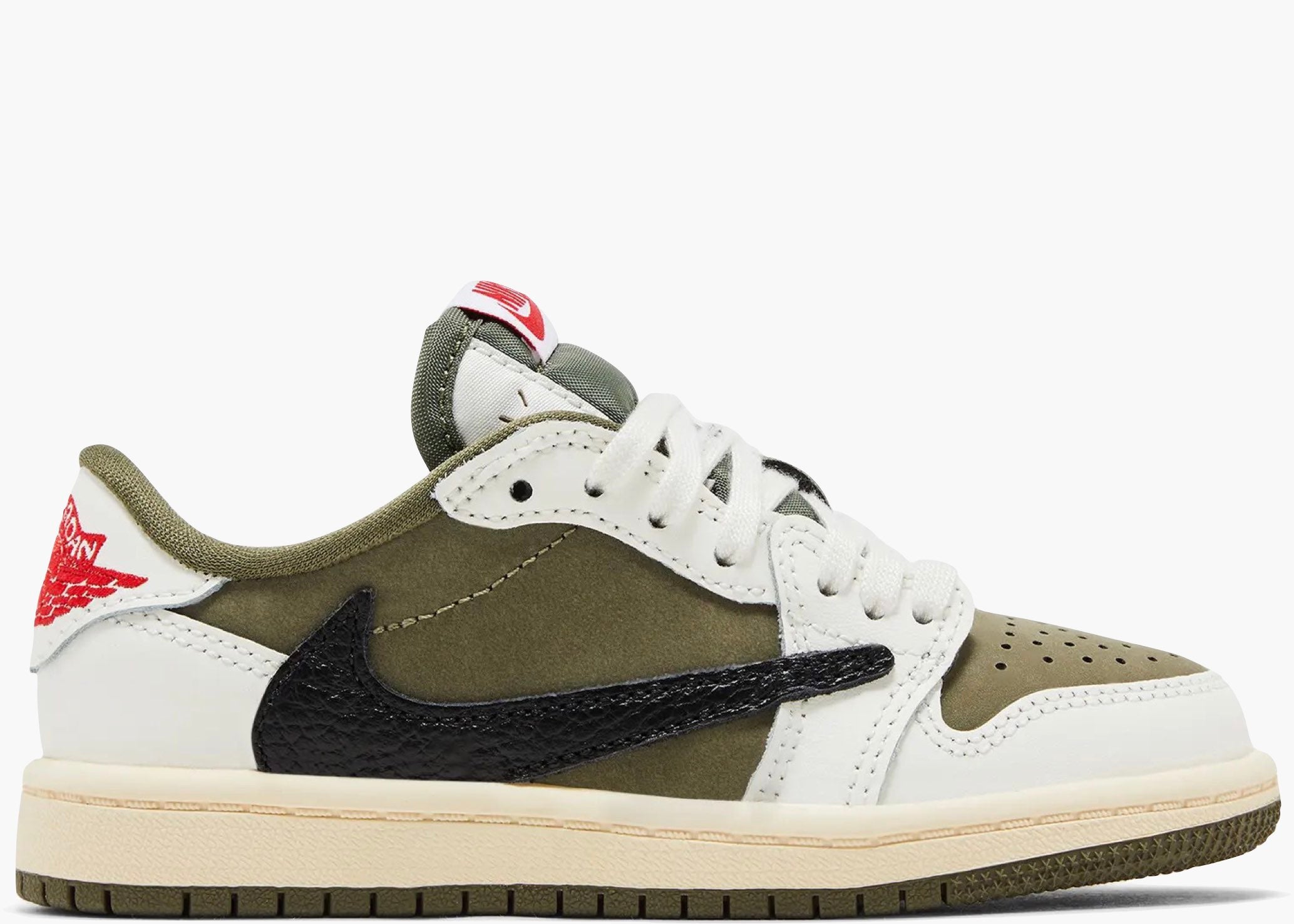 Nike Air Jordan 1 Retro Low OG SP Travis Scott Medium Olive (PS) DO5442-200 Hype Clothinga Limited Edition