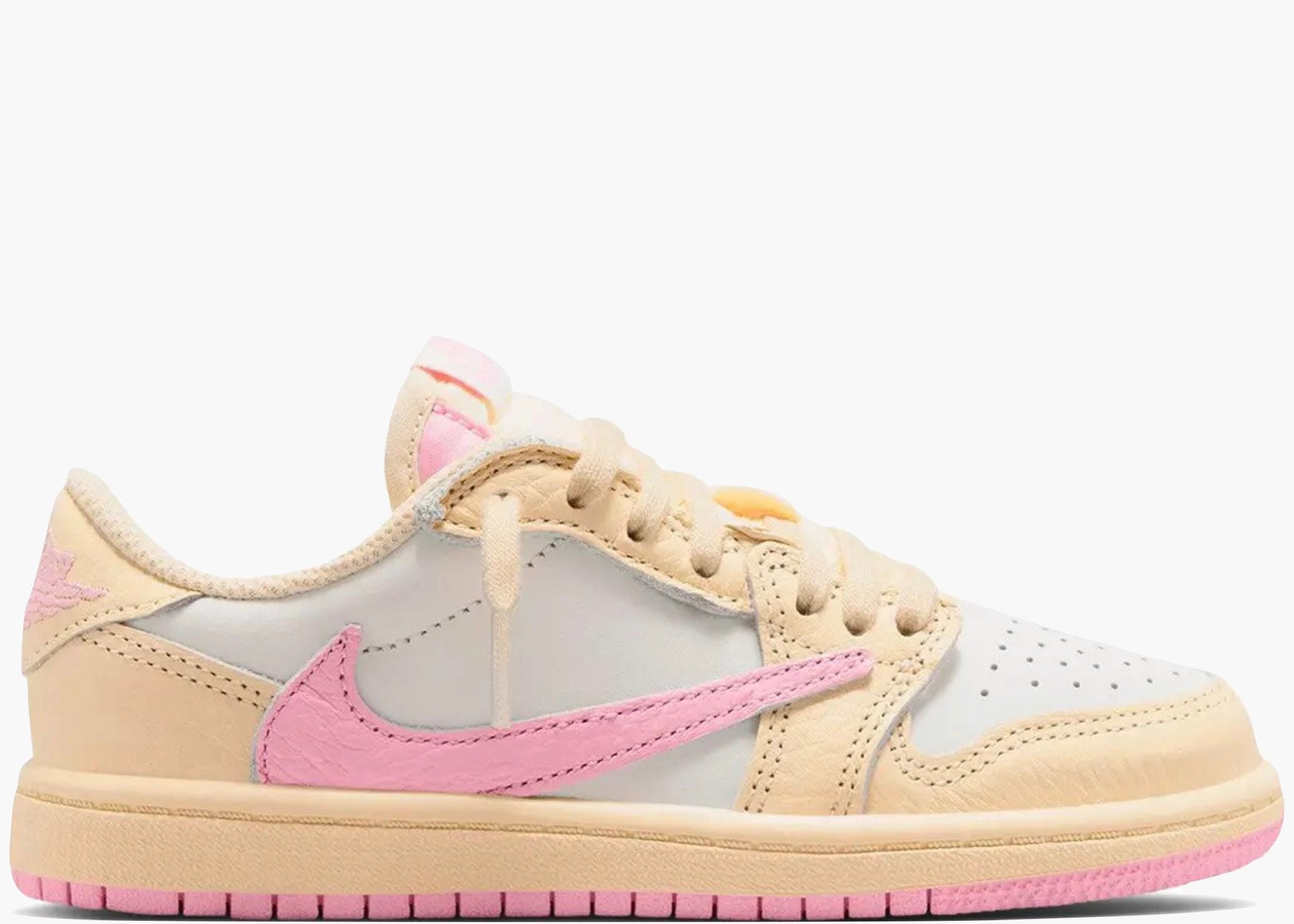 Nike Air Jordan 1 Retro Low OG SP Travis Scott Shy Pink (PS) IQ7605-100 Hype Clothinga Limited Edition